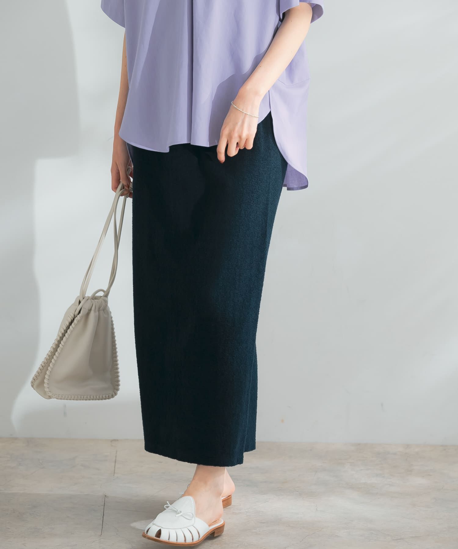 URBAN RESEARCH ROSSO「ランダムパイルスリットスカート」|スカート|