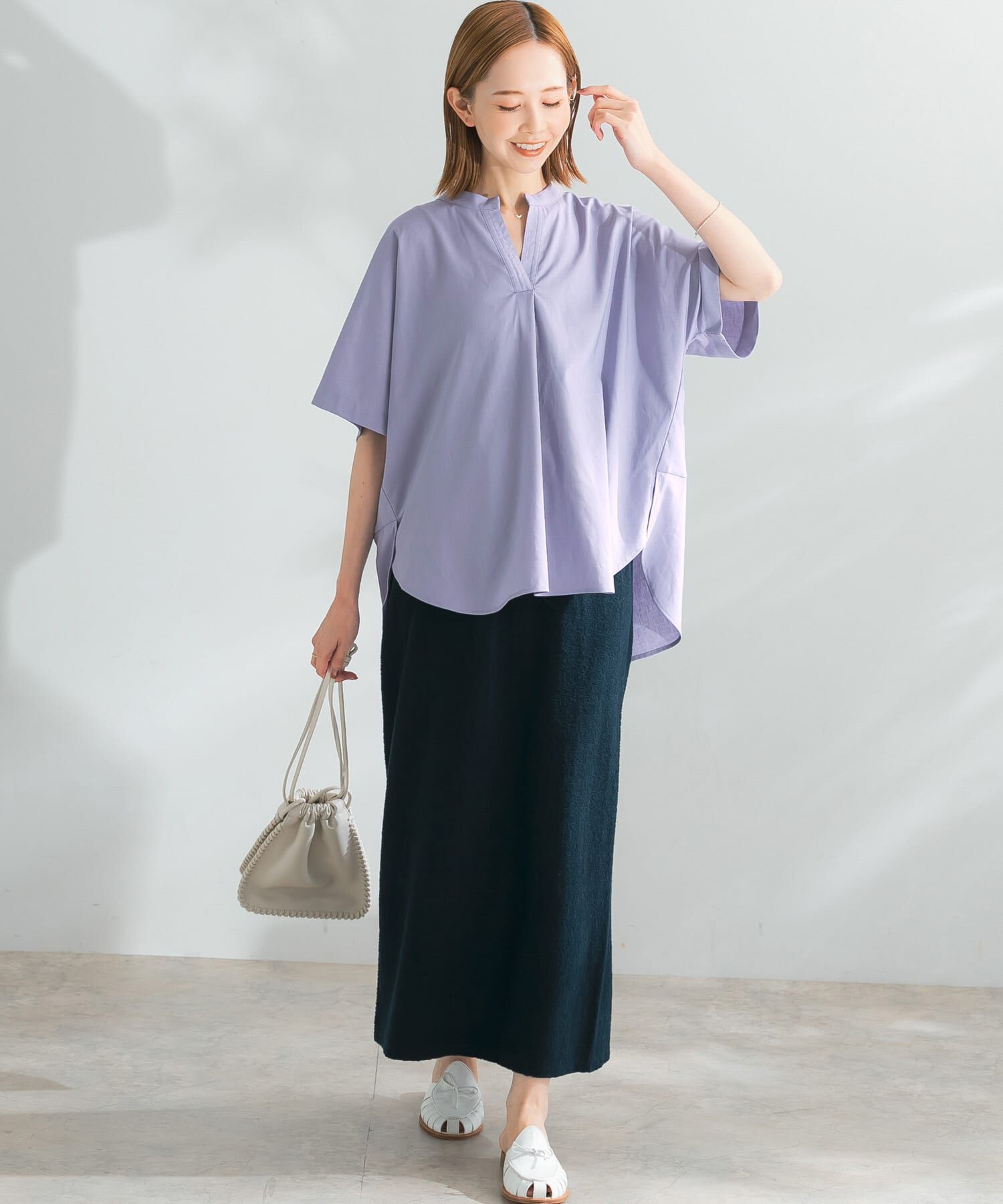 URBAN RESEARCH ROSSO「ランダムパイルスリットスカート」|スカート|