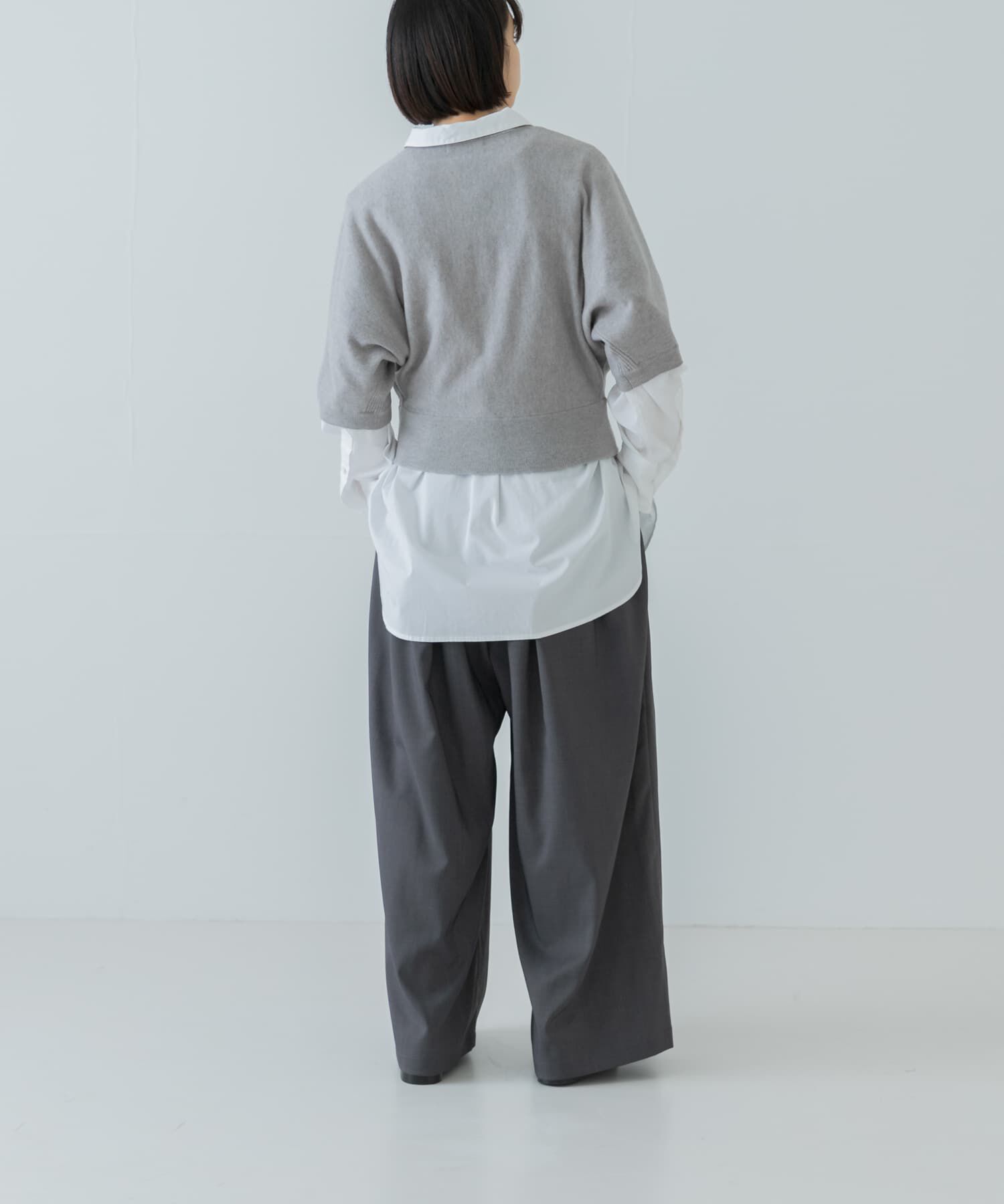 URBAN RESEARCH「ウールハーフスリーブドルマンニット」|ニット・セーター|