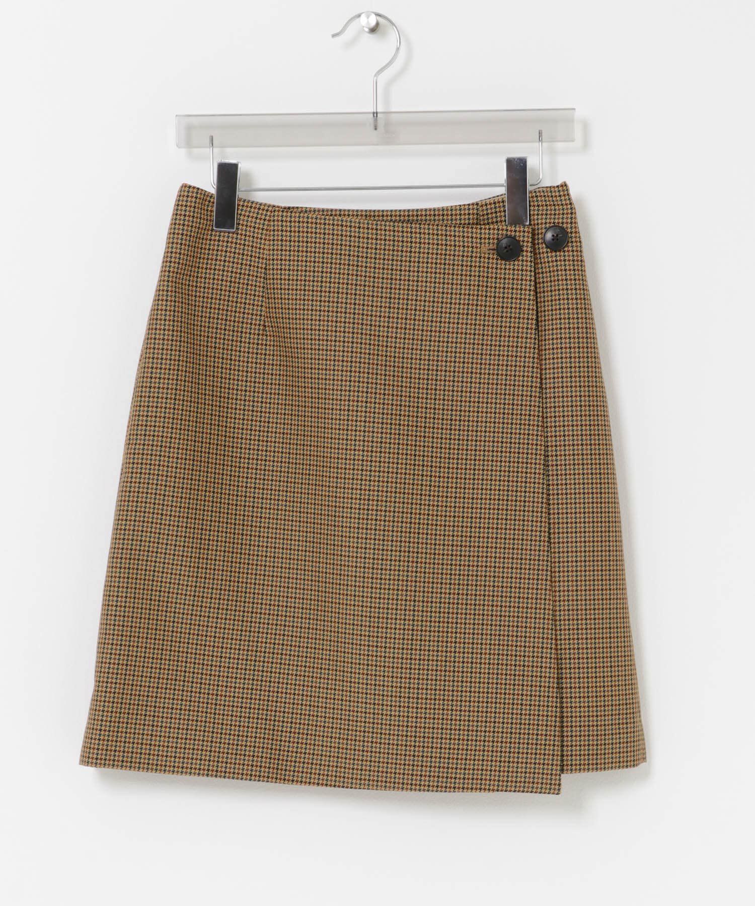 URBAN RESEARCH「ウールブレンドチェックスカート」|スカート|