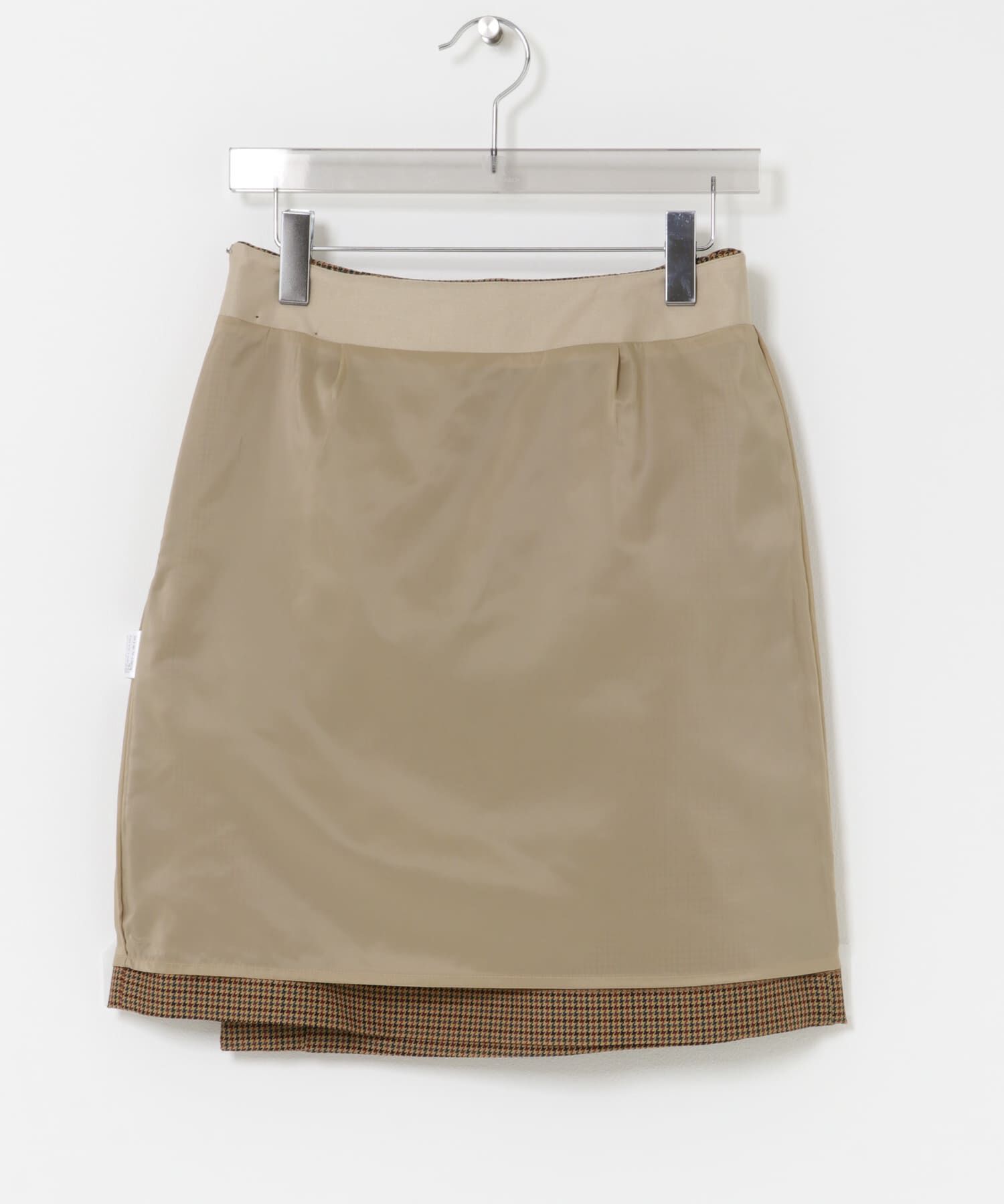 URBAN RESEARCH「ウールブレンドチェックスカート」|スカート|