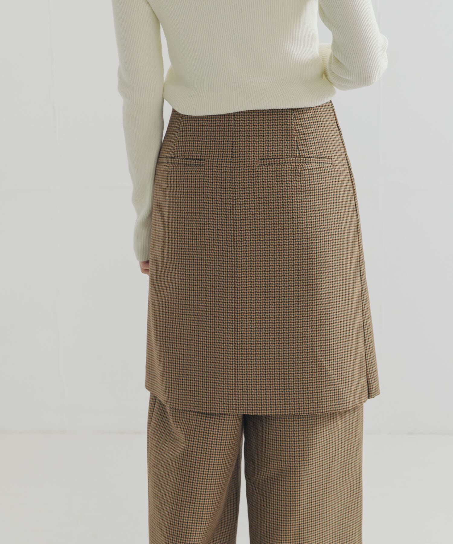 URBAN RESEARCH「ウールブレンドチェックスカート」|スカート|