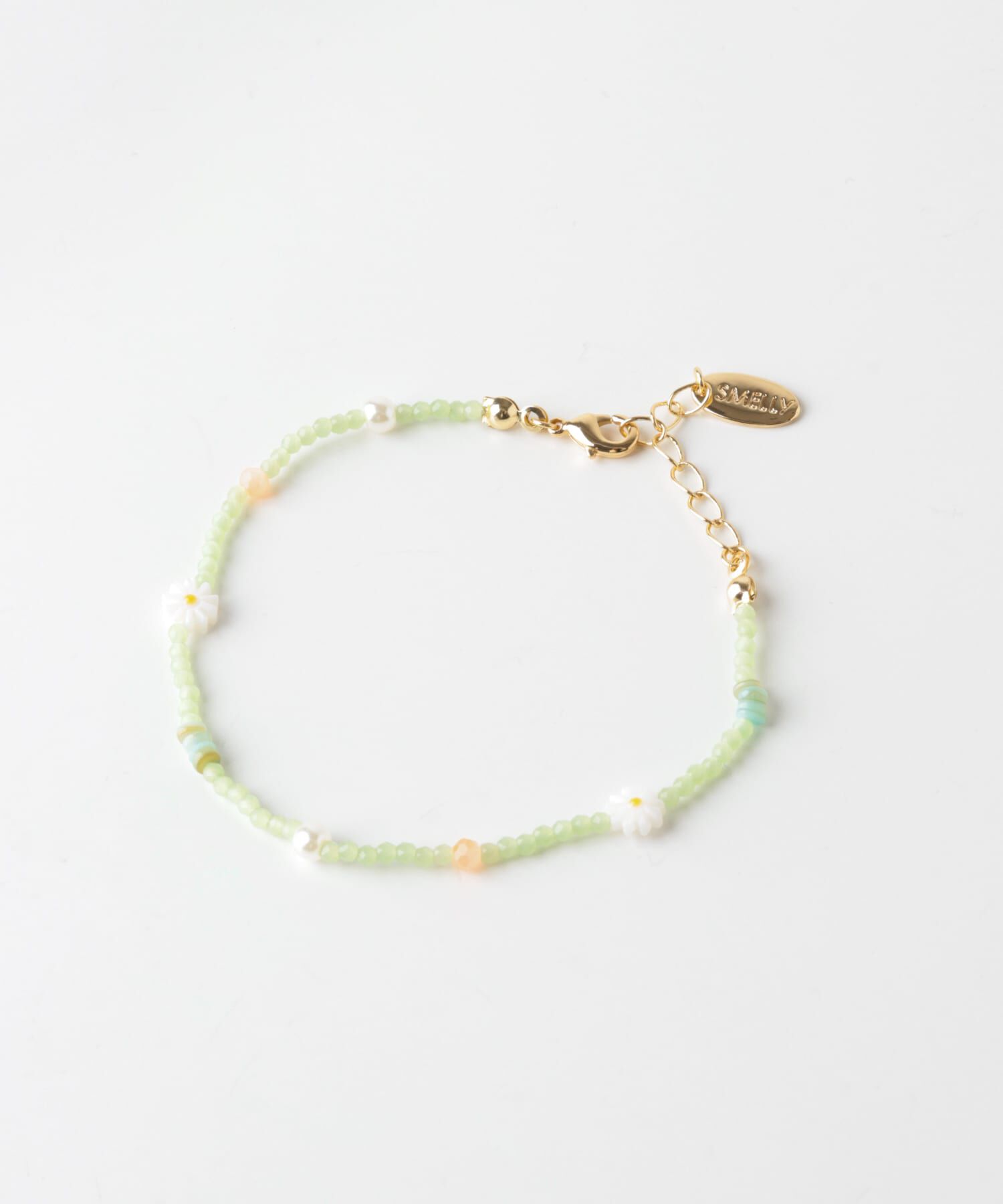 SMELLY「フラワーモチーフカラフルビーズブレスレット」|ブレスレット・バングル|