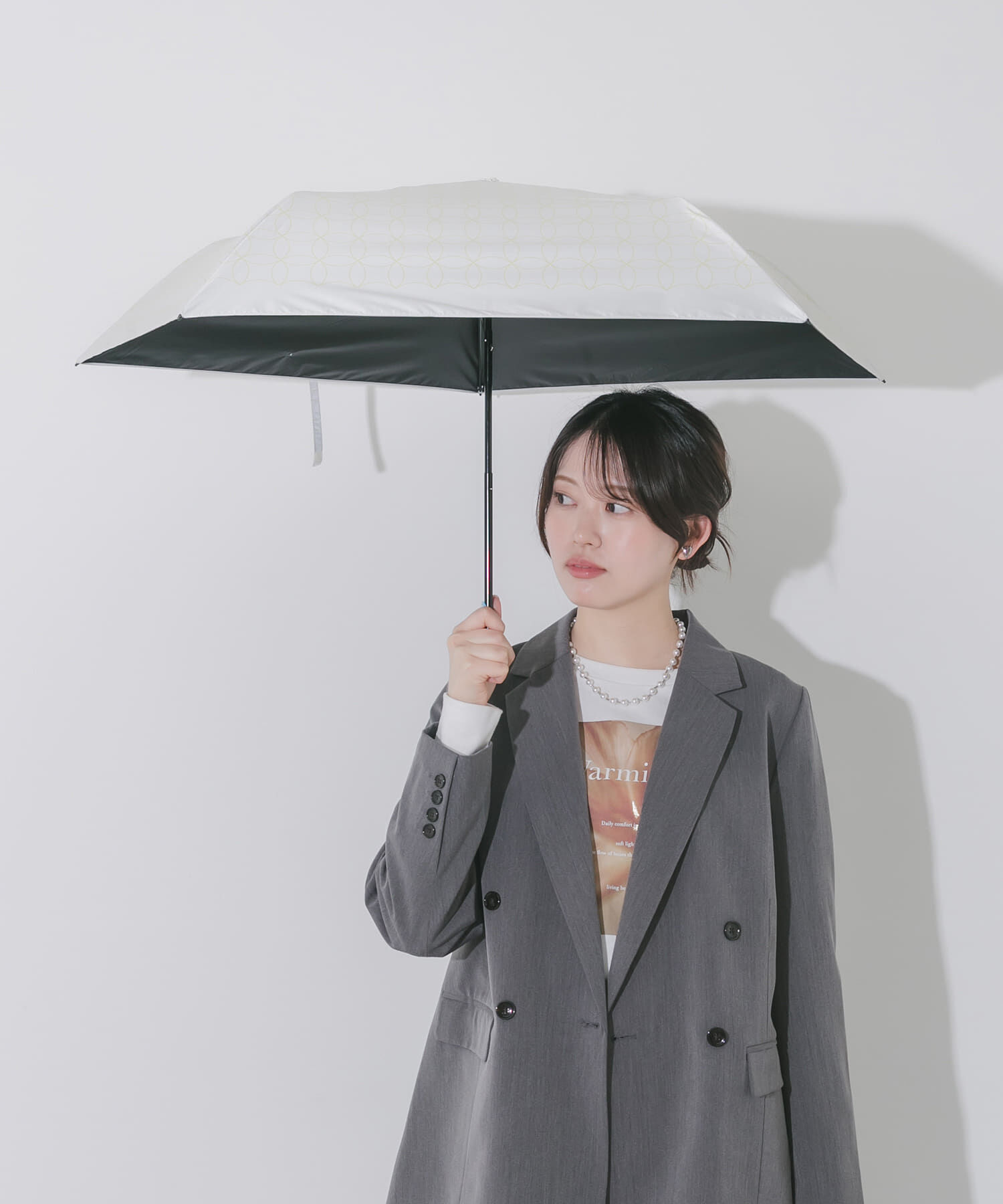 SMELLY「Wpc.　遮光軽量ジャパニーズモダンmini」|傘|