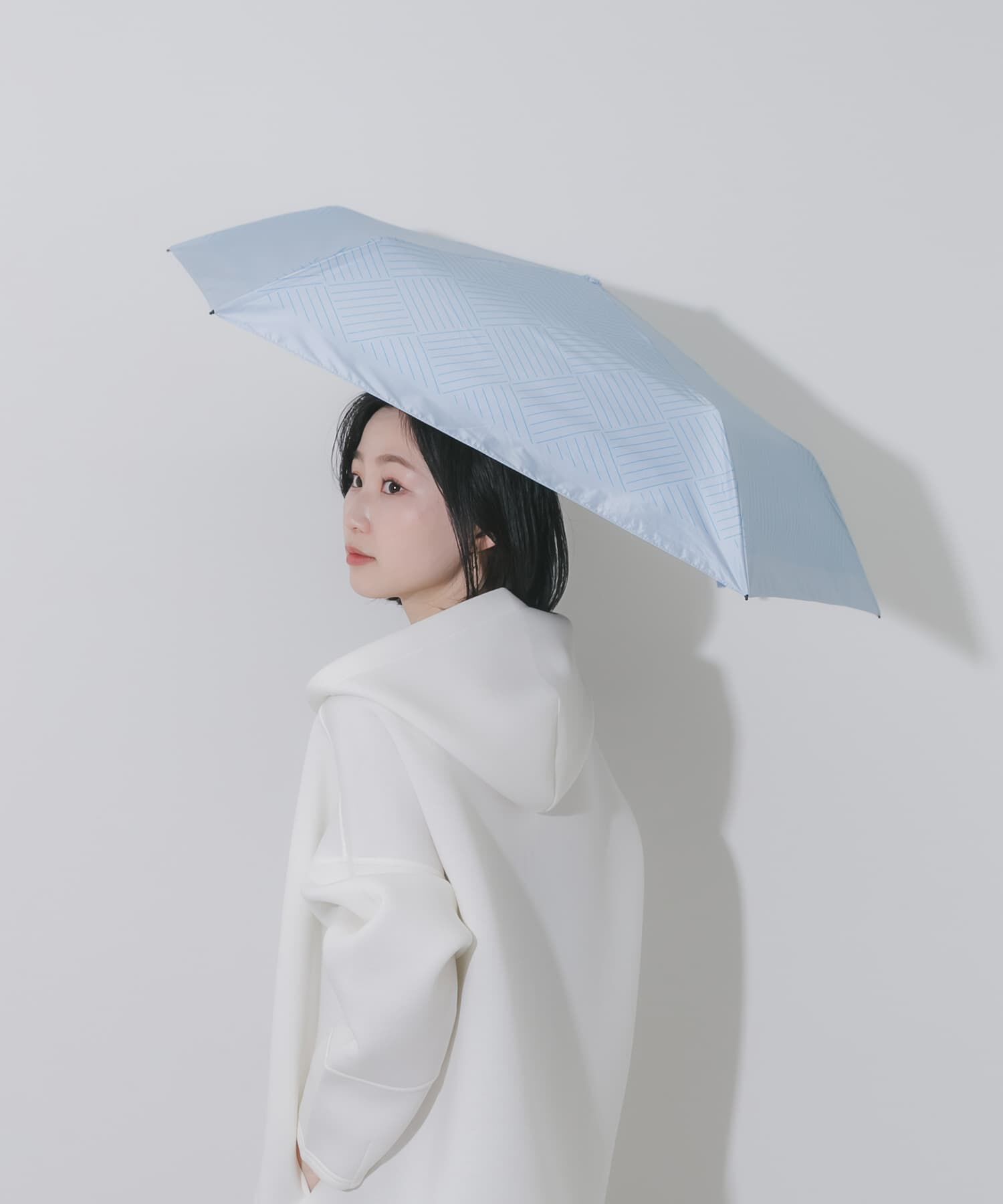 SMELLY「Wpc.　遮光軽量ジャパニーズモダンmini」|傘|