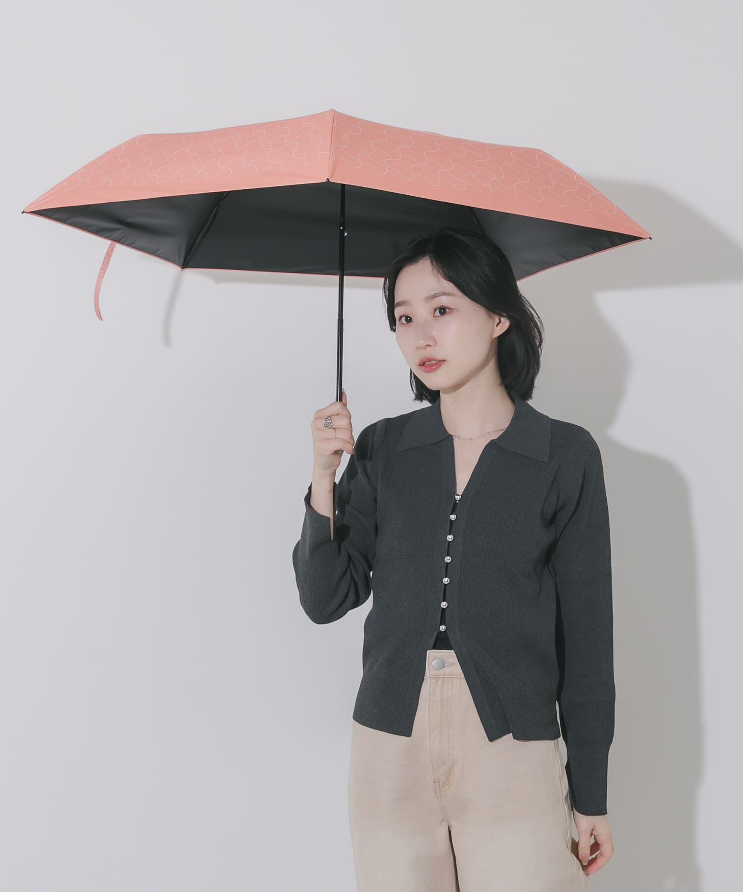 SMELLY「Wpc.　遮光軽量ジャパニーズモダンmini」|傘|