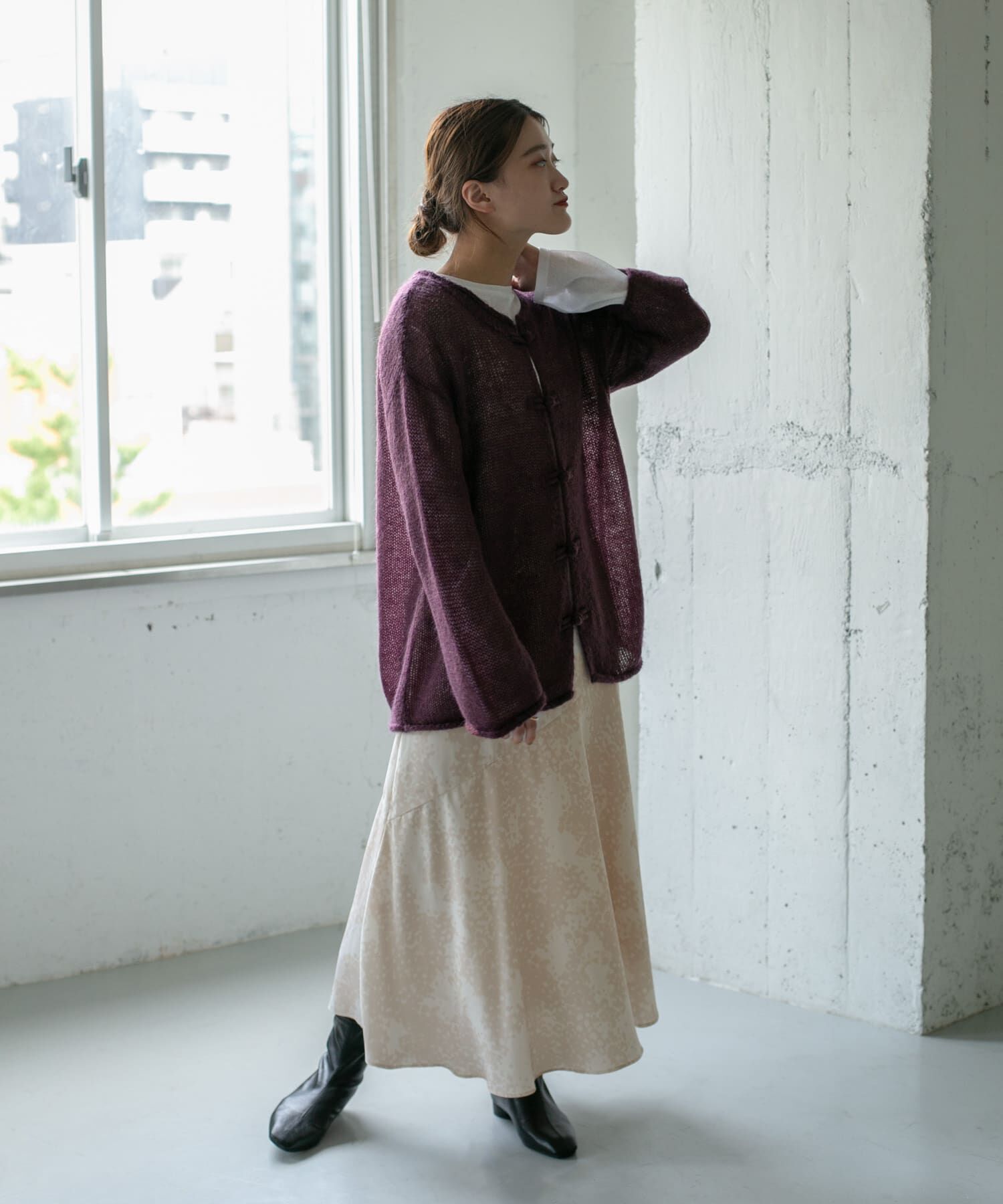  「アシメ切替マーメイドスカート&there4;」|スカート|