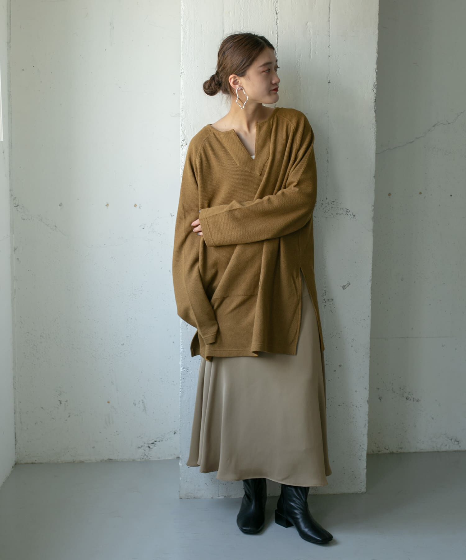  「アシメ切替マーメイドスカート&there4;」|スカート|