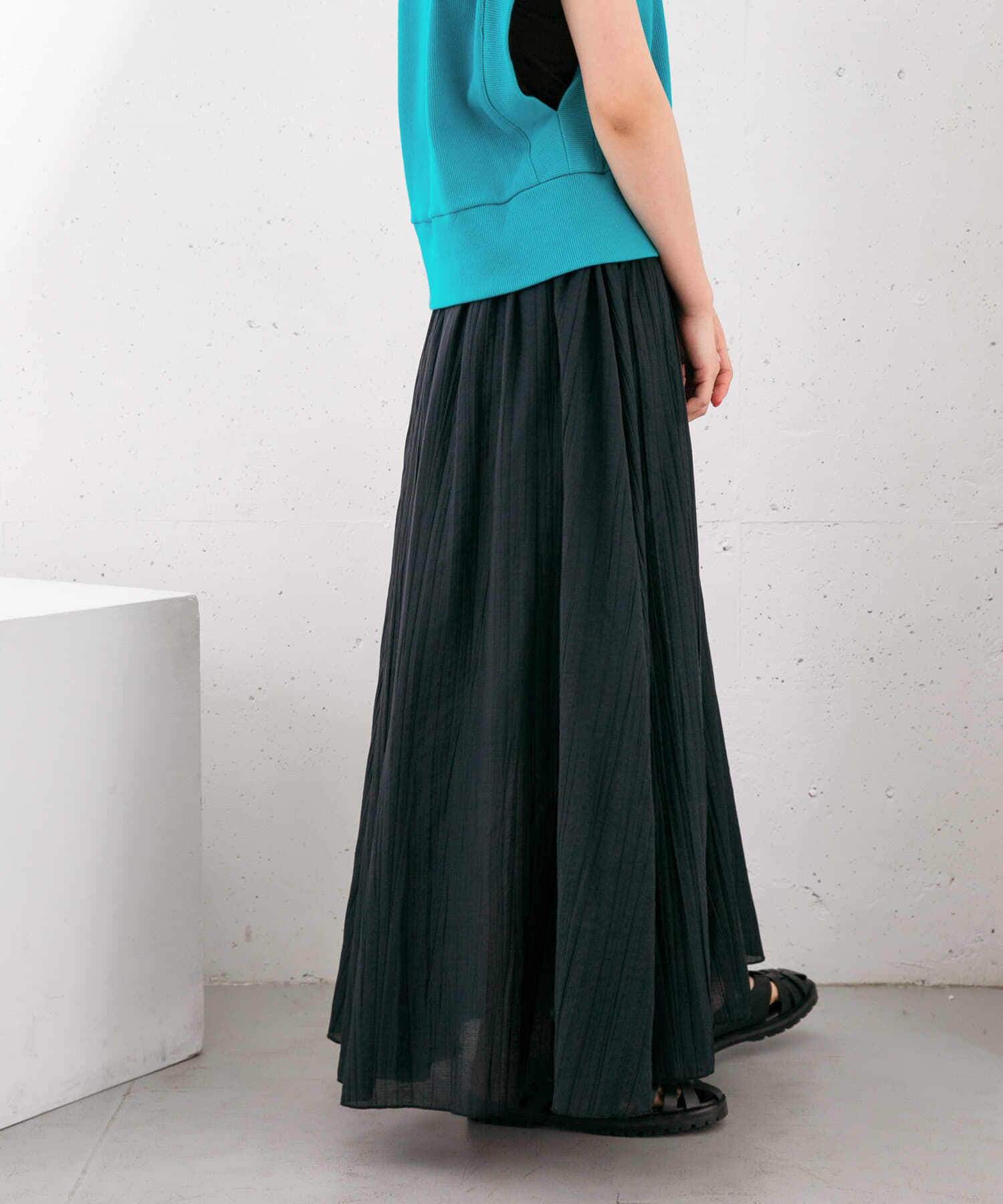  「シアーボリュームフレアスカート」|スカート|