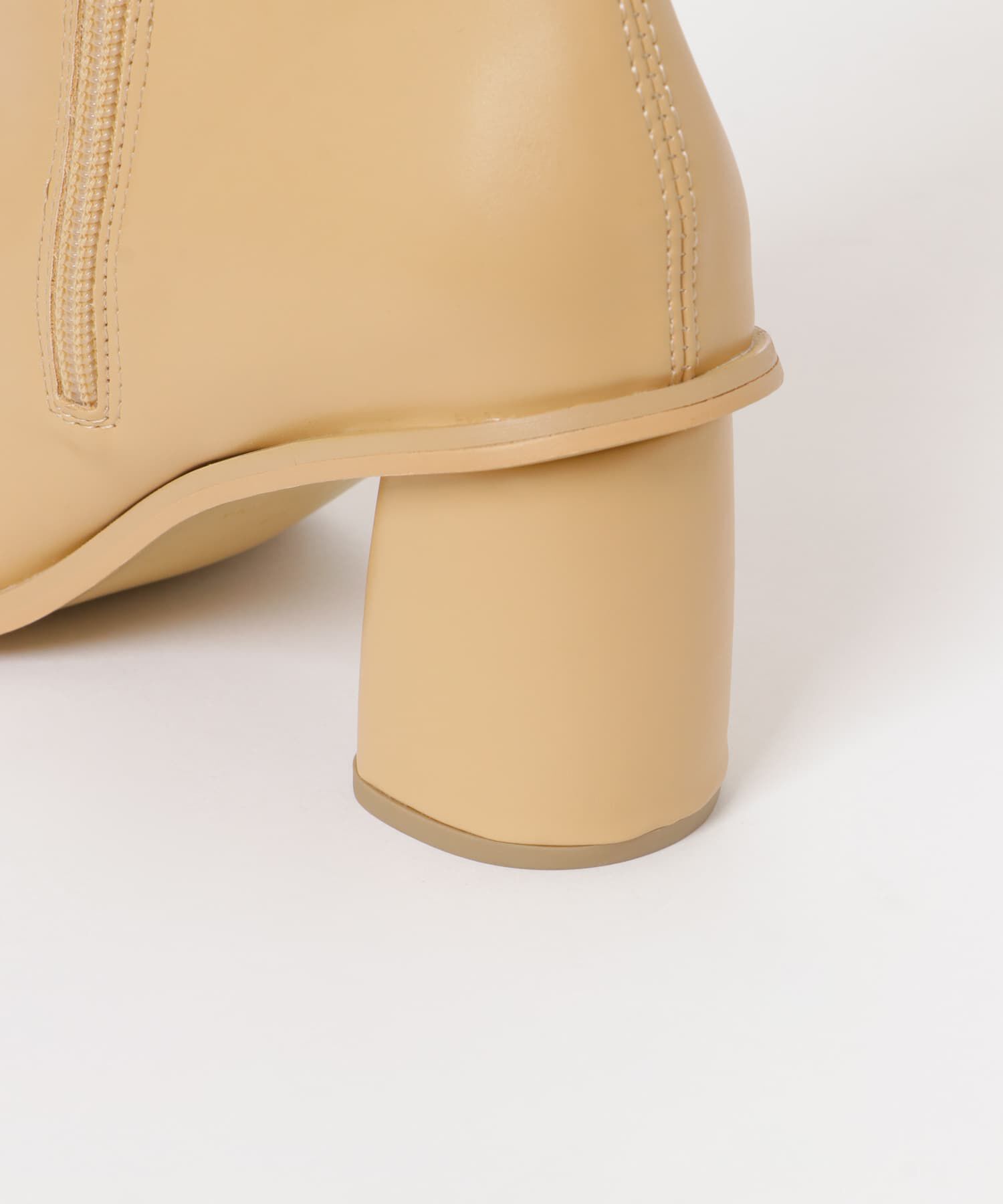  「フェイクレザーロングブーツ」|ショートブーツ|