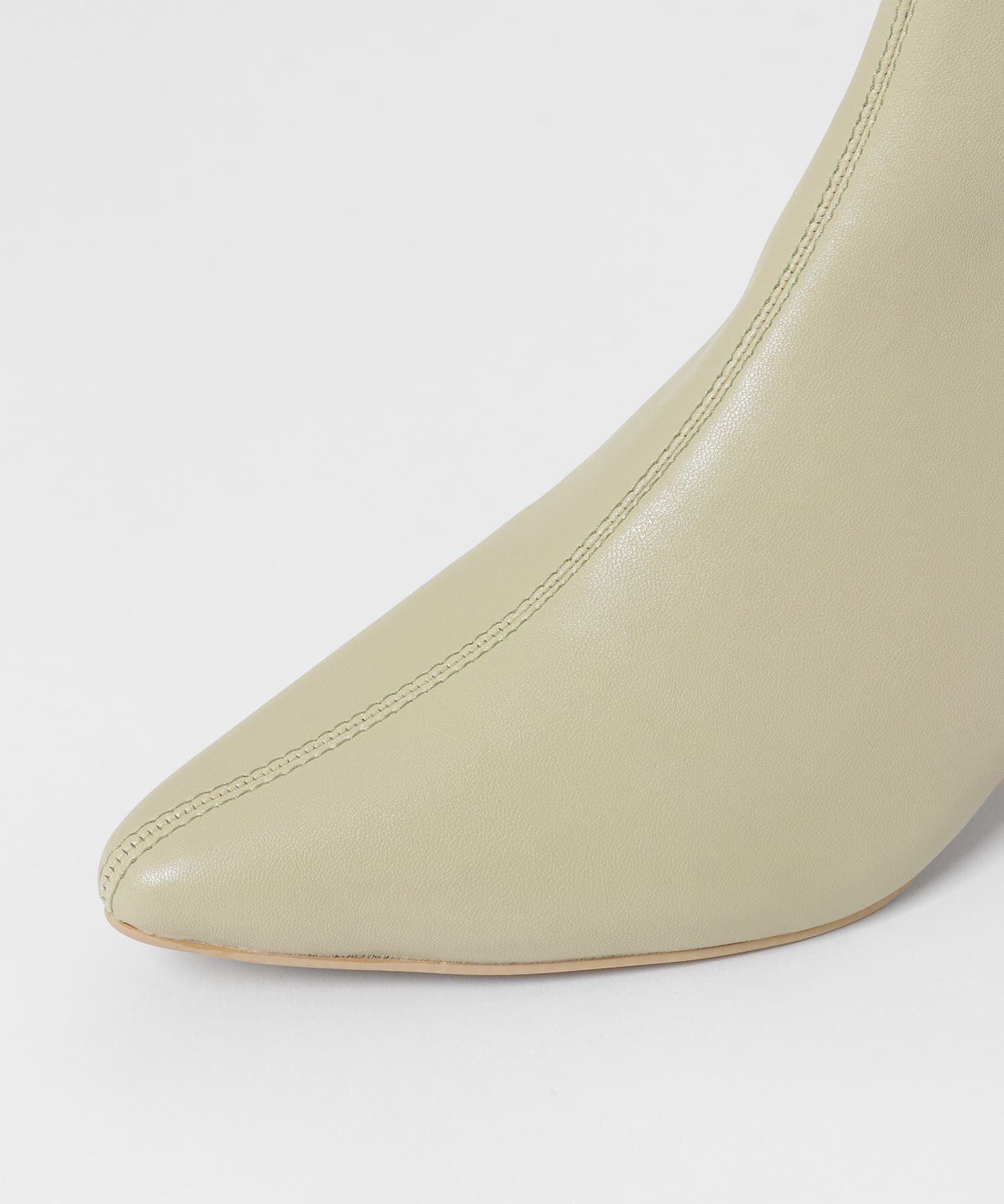  「ポインテッドトゥストレッチブーティー」|ショートブーツ|