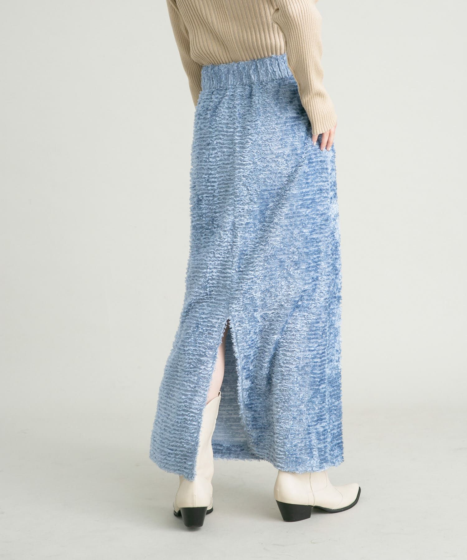  「ミニフリンジタイトスカート」|スカート|