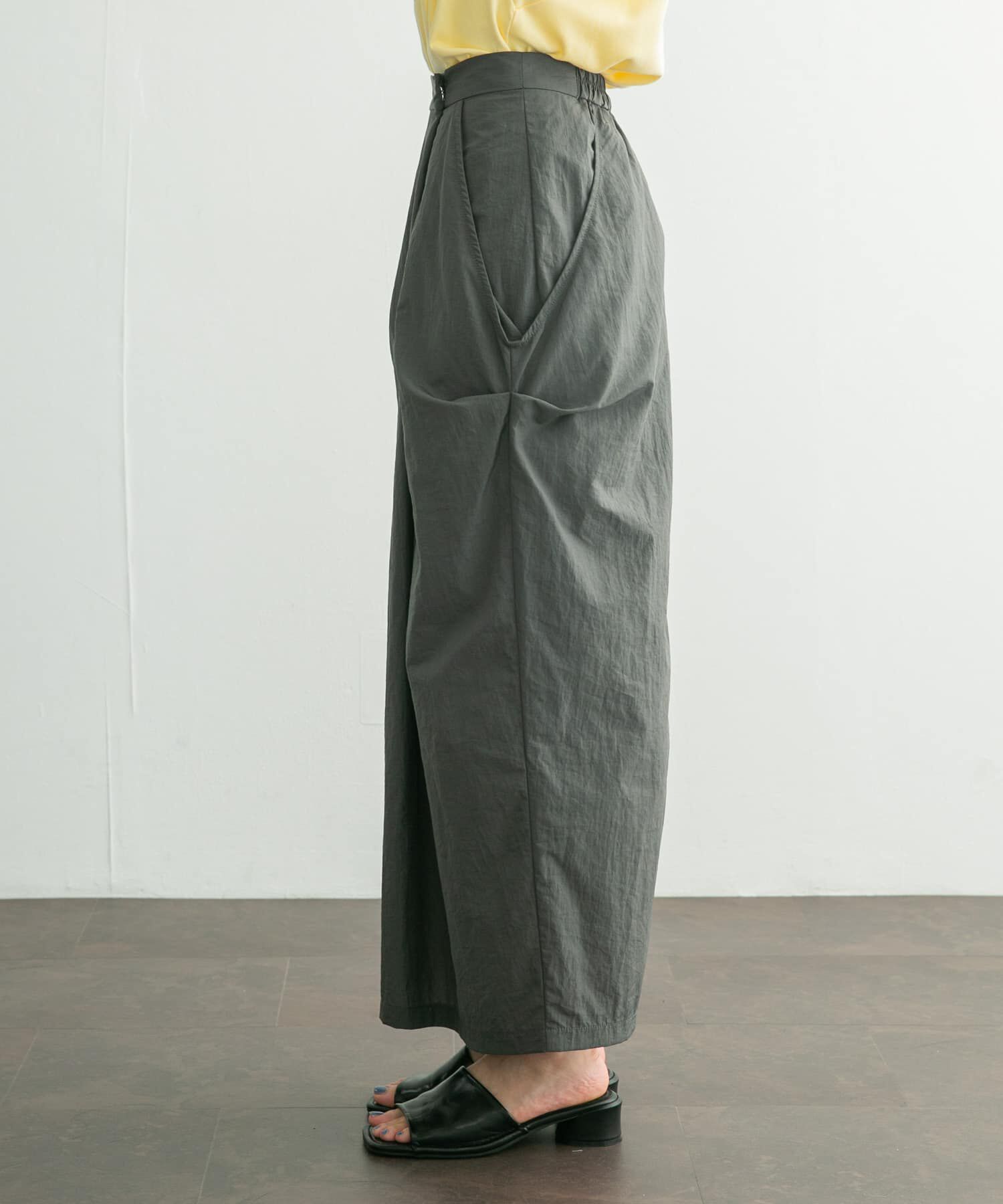  「サイドタックデザインスカート」|スカート|