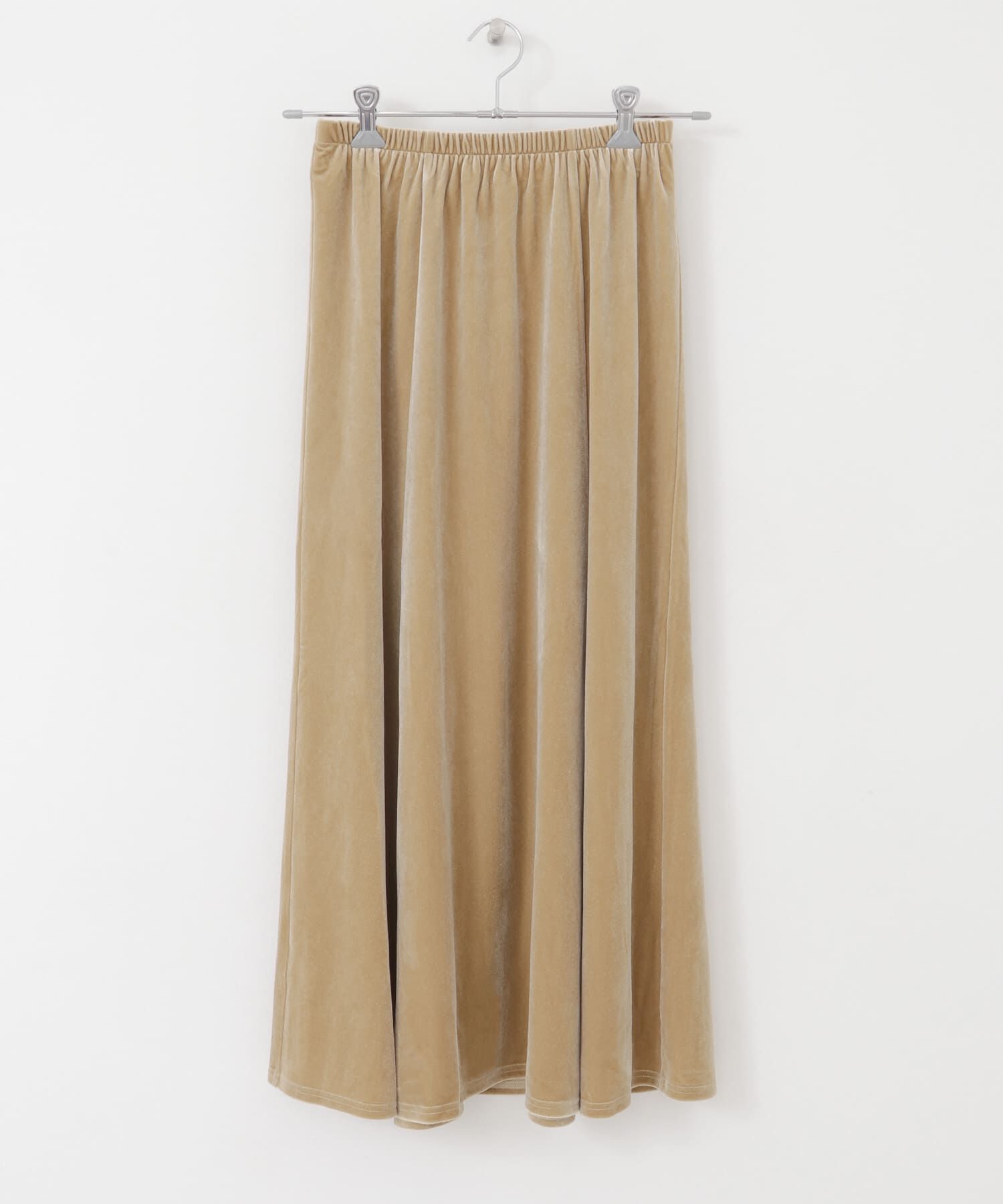  「セミフレアベロアスカート」|スカート|