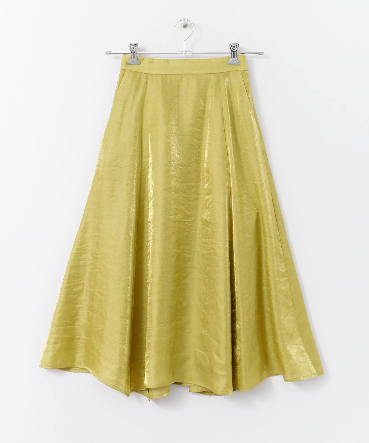  「メタリックフレアスカート&there4;」|スカート|