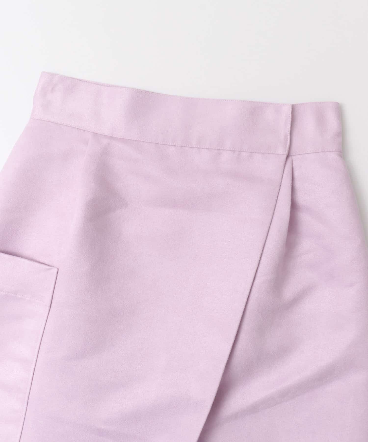  「カラースエードラップスカート&there4;」|スカート|