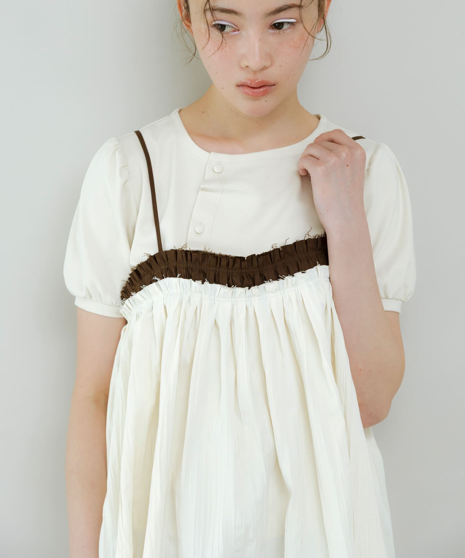  「バイカラークリンクルビスチェ」|その他|