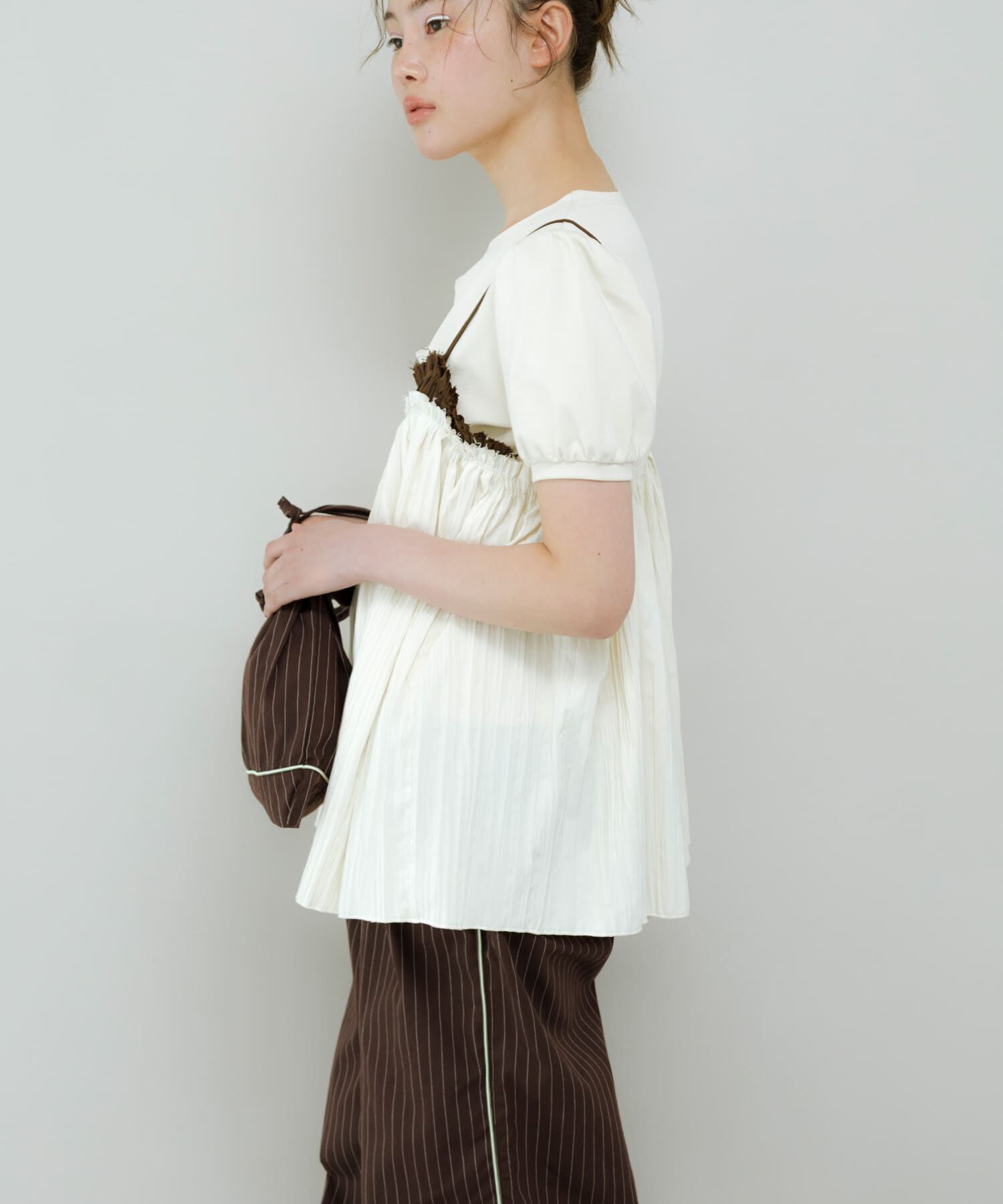  「バイカラークリンクルビスチェ」|その他|