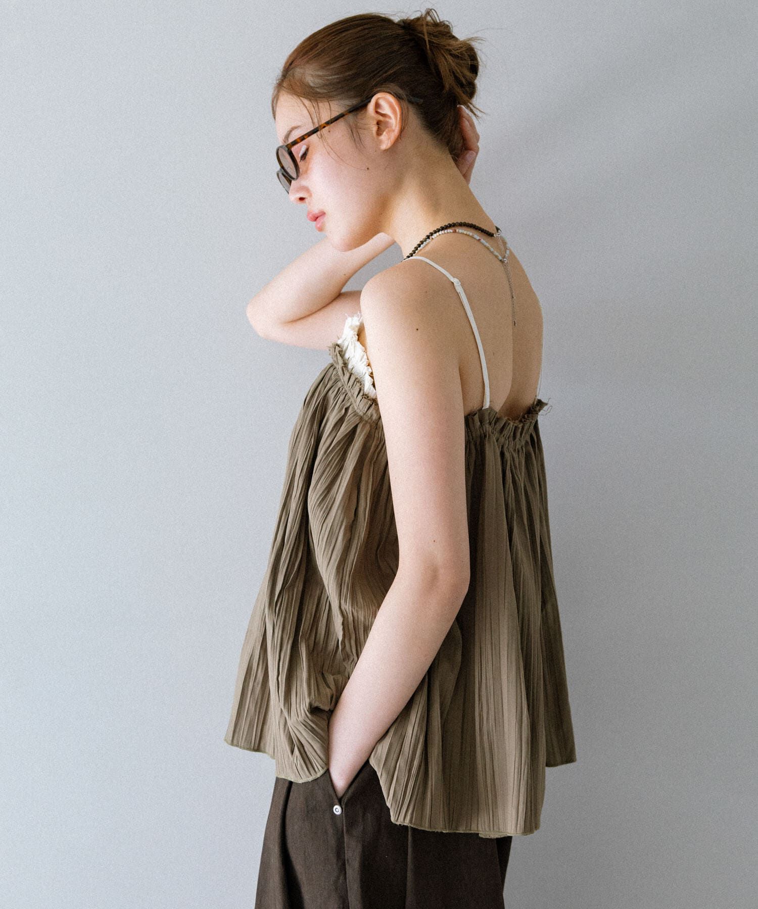  「バイカラークリンクルビスチェ」|その他|