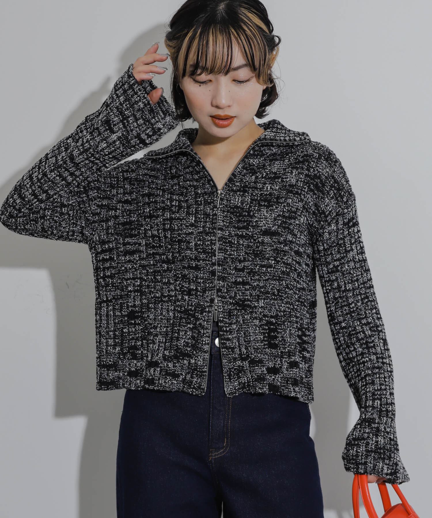 SENSE OF PLACE by URBAN RESEARCH「ダブルジップセーター」|ニット・セーター|