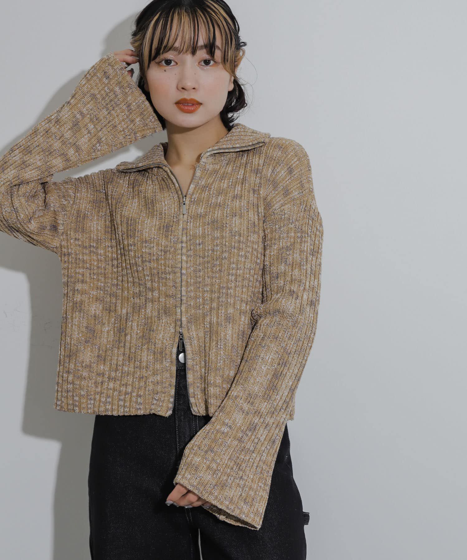 SENSE OF PLACE by URBAN RESEARCH「ダブルジップセーター」|ニット・セーター|