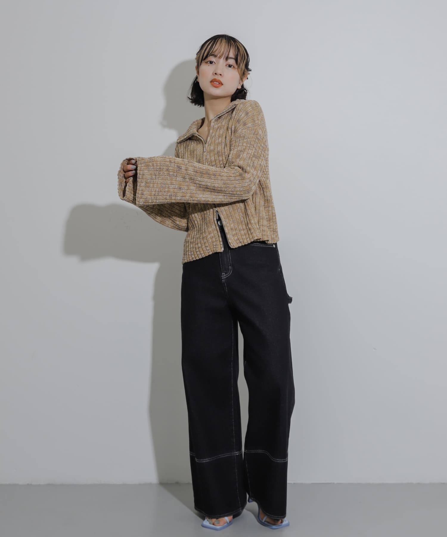 SENSE OF PLACE by URBAN RESEARCH「ダブルジップセーター」|ニット・セーター|