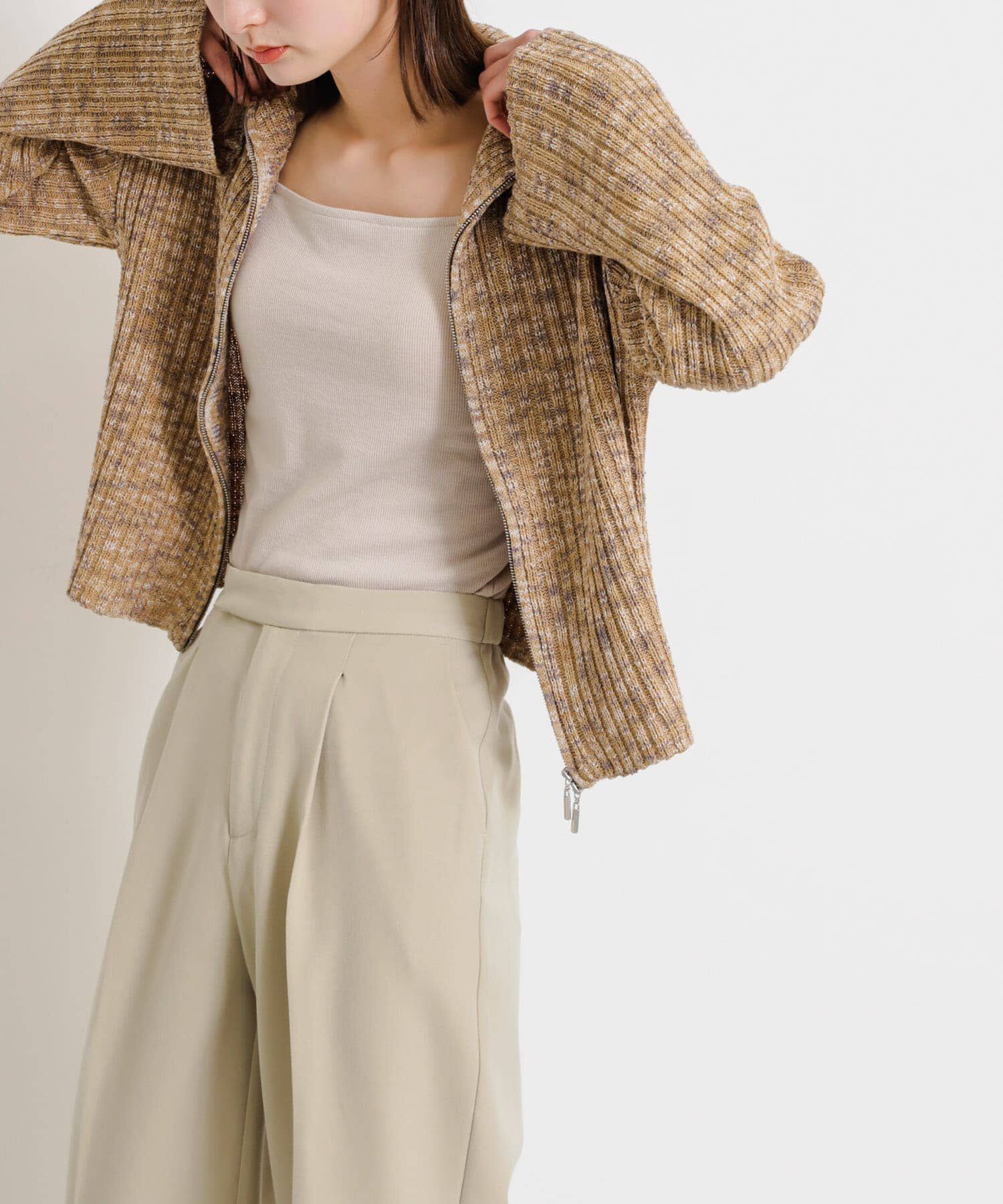 SENSE OF PLACE by URBAN RESEARCH「ダブルジップセーター」|ニット・セーター|