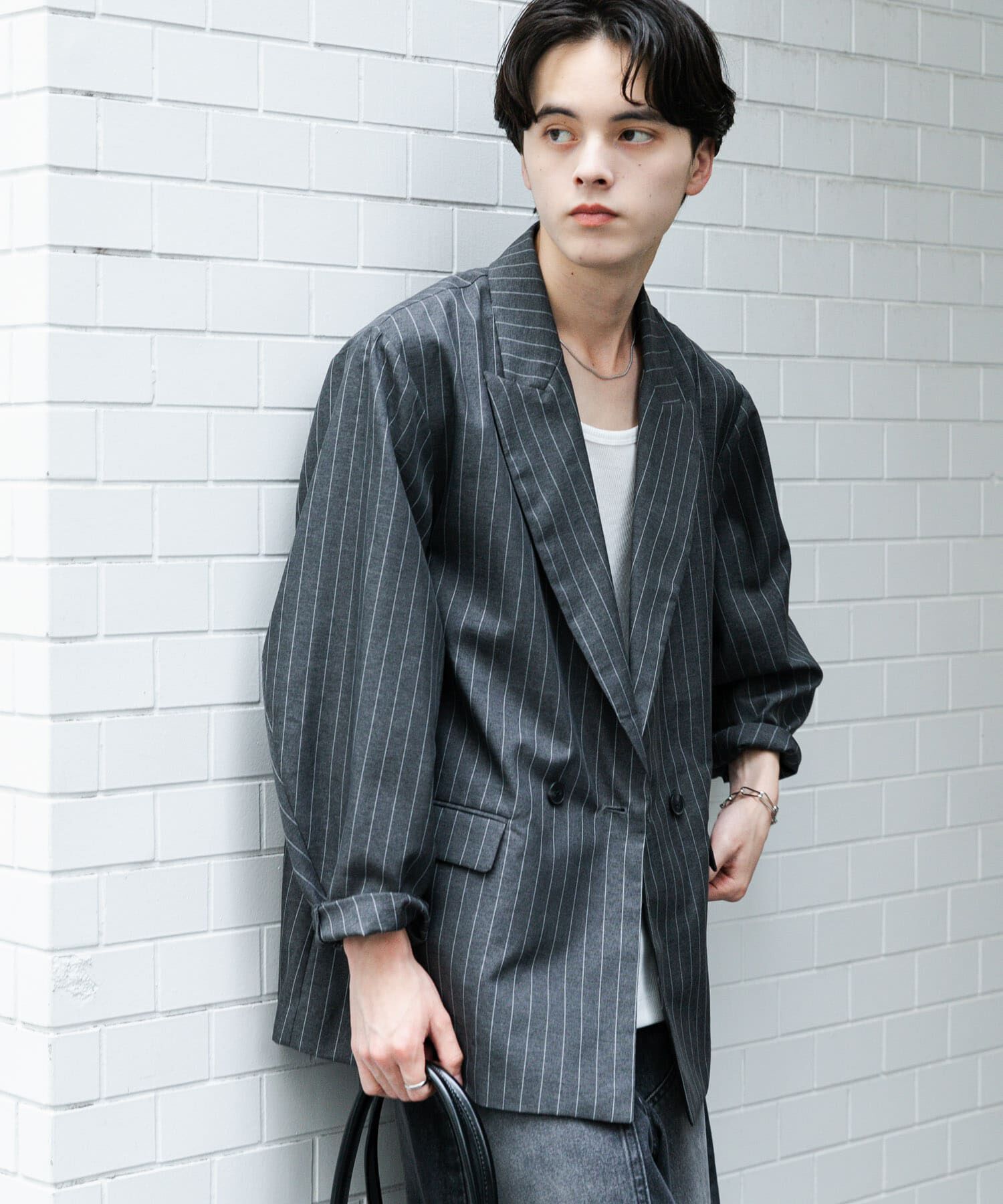 SENSE OF PLACE by URBAN RESEARCH「『ｾｯﾄｱｯﾌﾟ対応』『ｲｰｼﾞｰｹｱ/速乾』ﾘﾈﾝﾗｲｸﾋﾟﾝｽﾄ」|その他|グレー