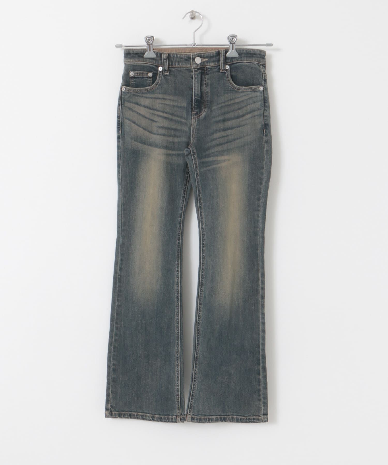 SENSE OF PLACE by URBAN RESEARCH「ローライズフレアデニムパンツ」|デニム|