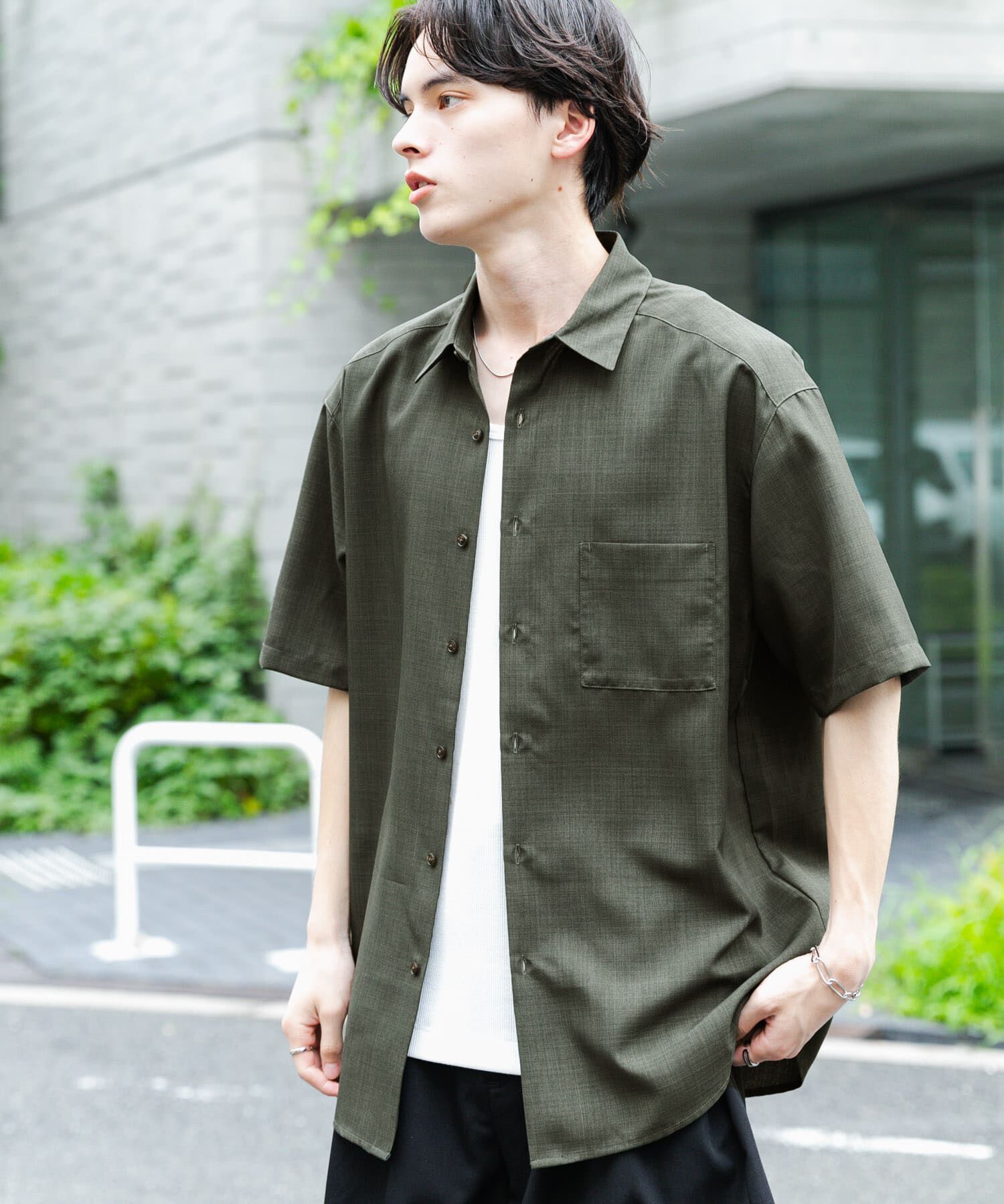 SENSE OF PLACE by URBAN RESEARCH「『ｾｯﾄｱｯﾌﾟ対応』『速乾』ｸｲｯｸﾄﾞﾗｲﾚｷﾞｭﾗｰｶﾗｰｼ 」|シャツ・ブラウス|