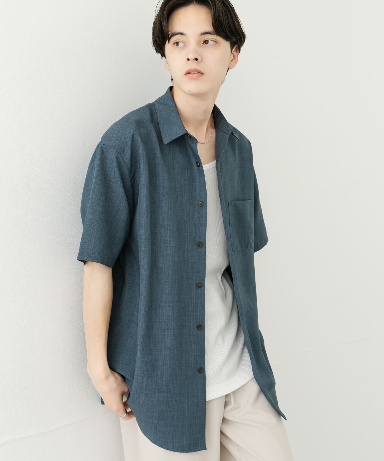 SENSE OF PLACE by URBAN RESEARCH「『ｾｯﾄｱｯﾌﾟ対応』『速乾』ｸｲｯｸﾄﾞﾗｲﾚｷﾞｭﾗｰｶﾗｰｼ 」|シャツ・ブラウス|