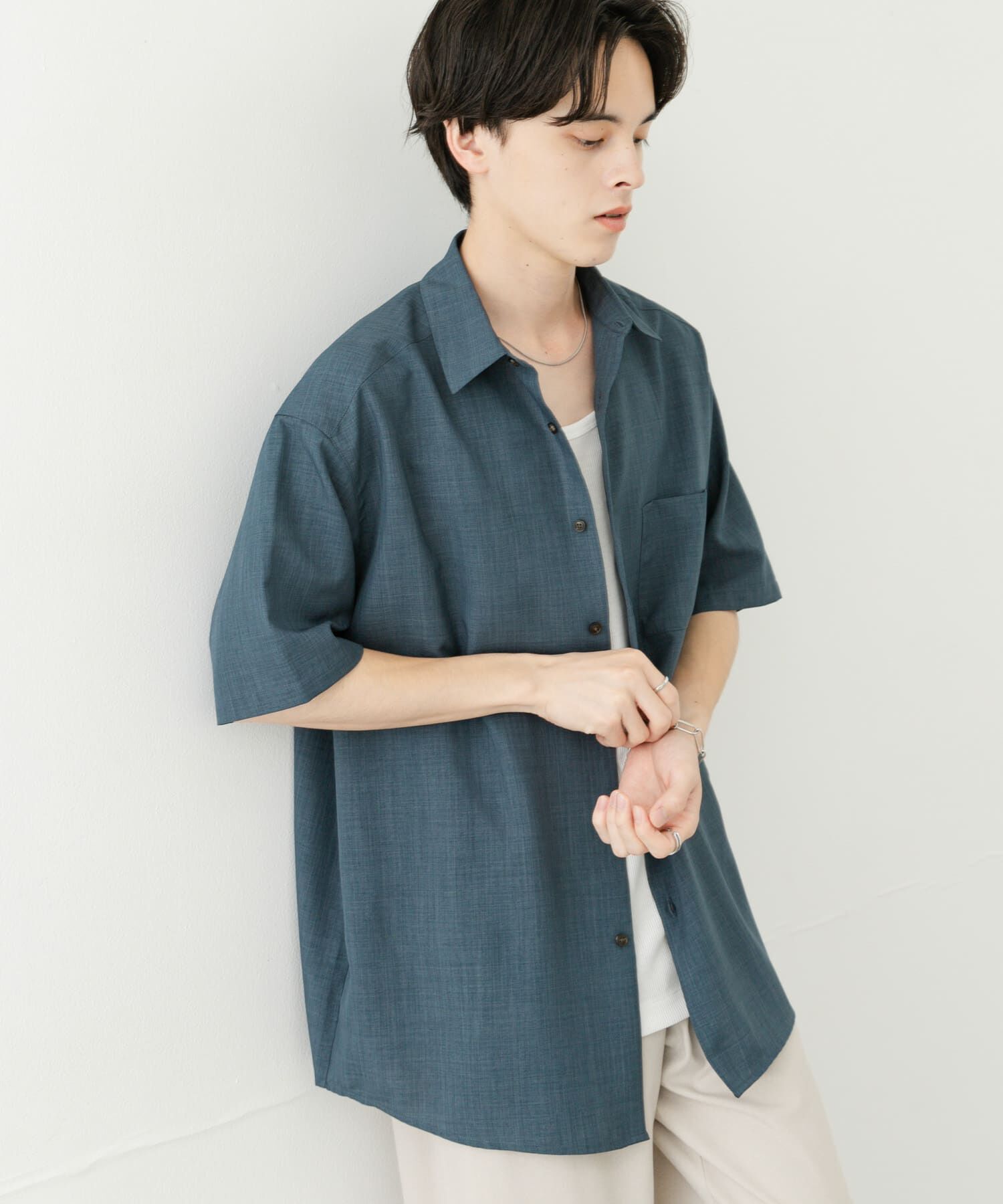 SENSE OF PLACE by URBAN RESEARCH「『ｾｯﾄｱｯﾌﾟ対応』『速乾』ｸｲｯｸﾄﾞﾗｲﾚｷﾞｭﾗｰｶﾗｰｼ 」|シャツ・ブラウス|