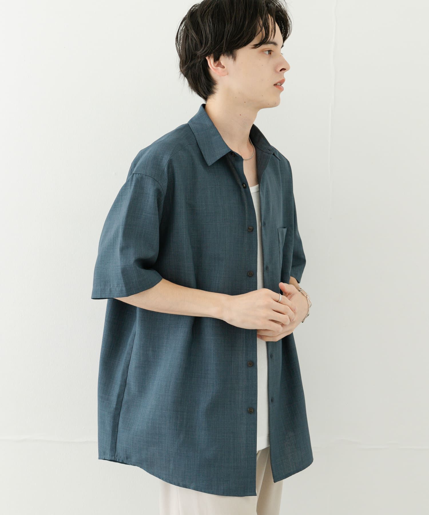 SENSE OF PLACE by URBAN RESEARCH「『ｾｯﾄｱｯﾌﾟ対応』『速乾』ｸｲｯｸﾄﾞﾗｲﾚｷﾞｭﾗｰｶﾗｰｼ 」|シャツ・ブラウス|