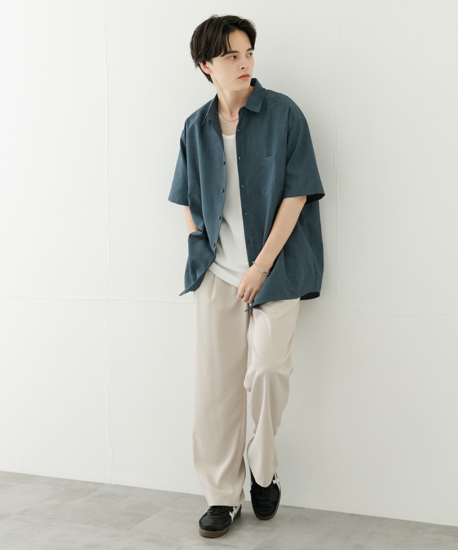 SENSE OF PLACE by URBAN RESEARCH「『ｾｯﾄｱｯﾌﾟ対応』『速乾』ｸｲｯｸﾄﾞﾗｲﾚｷﾞｭﾗｰｶﾗｰｼ 」|シャツ・ブラウス|