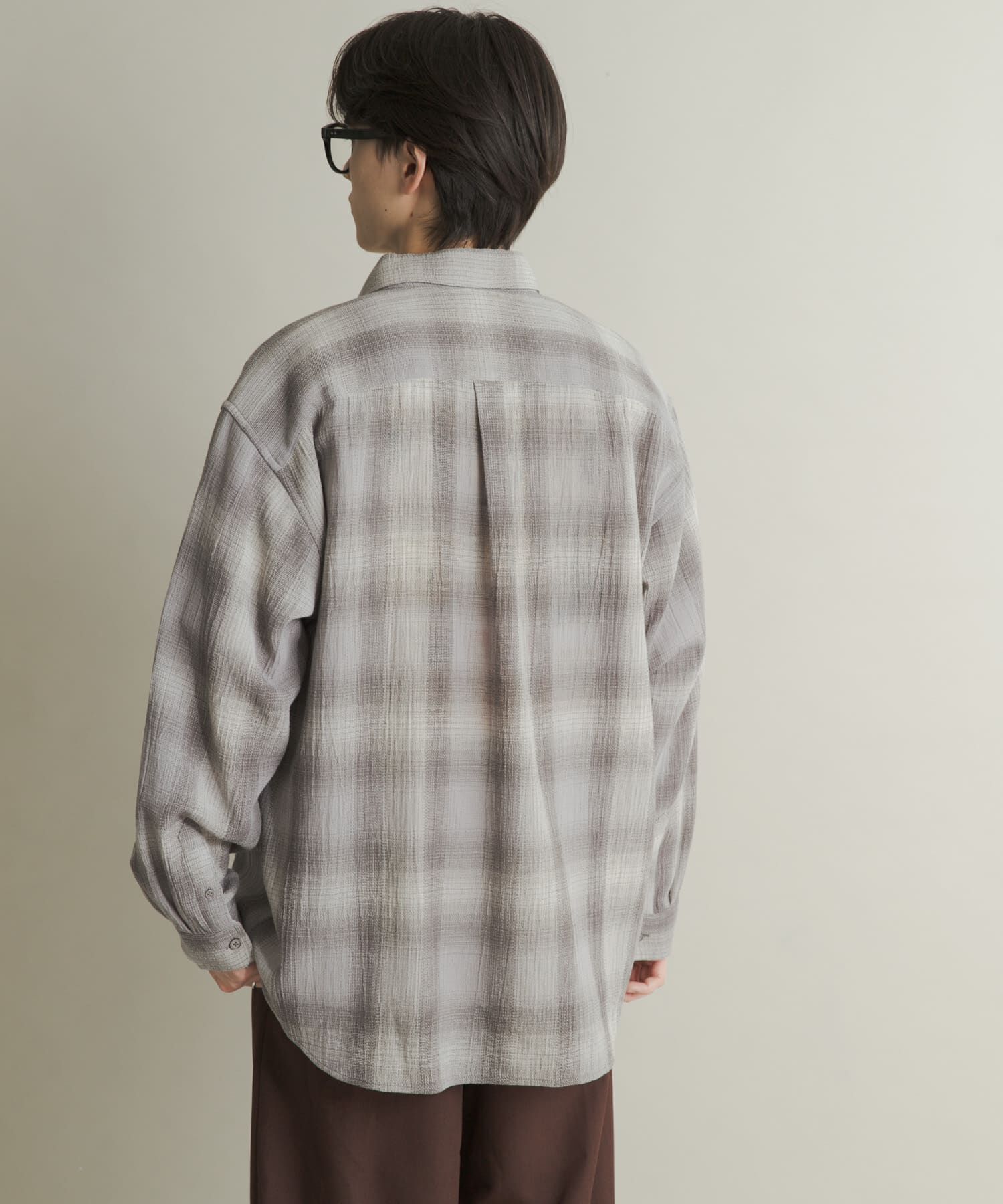 SENSE OF PLACE by URBAN RESEARCH「オンブレーチェックレギュラーカラーシャツ」|シャツ・ブラウス|