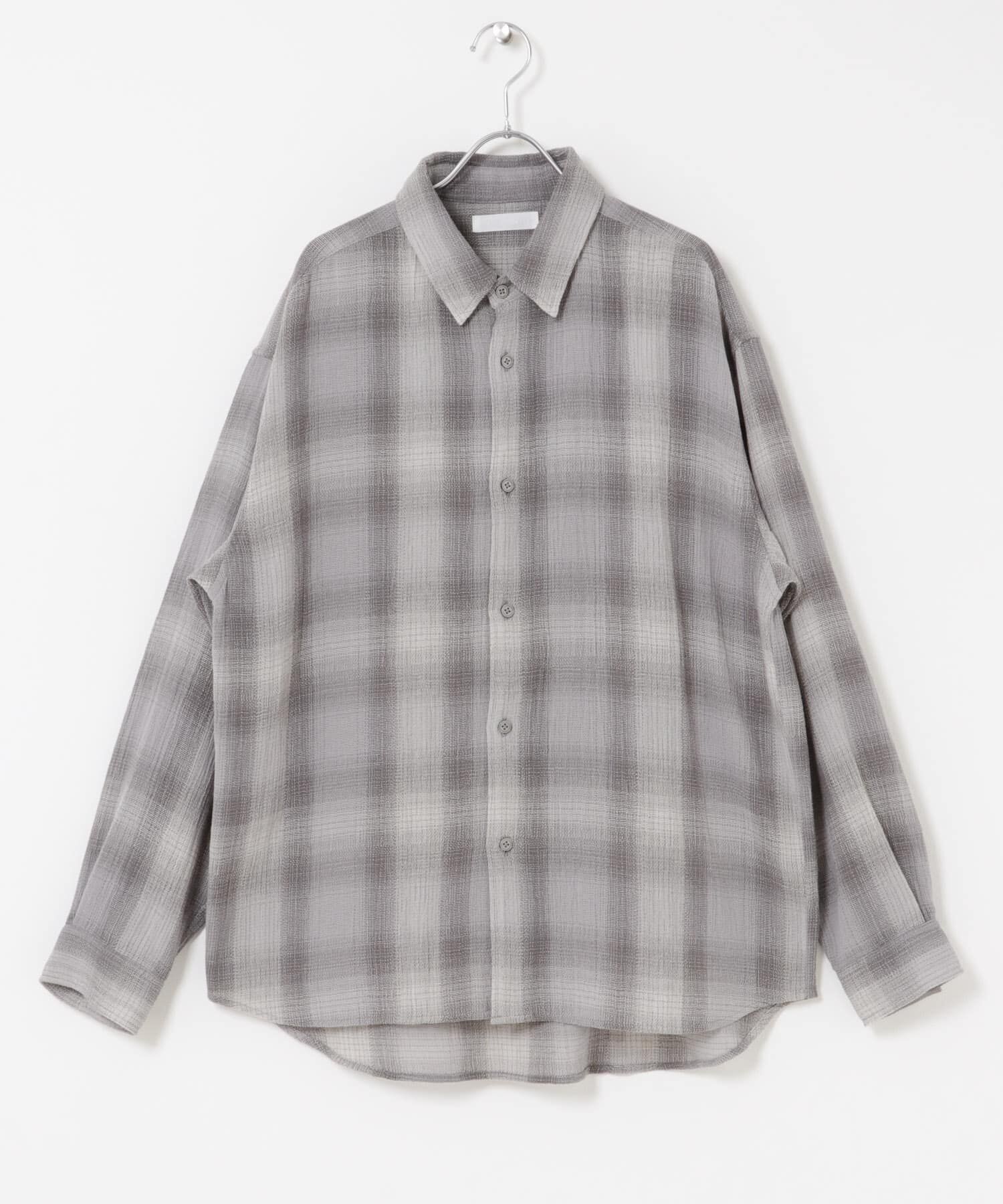 SENSE OF PLACE by URBAN RESEARCH「オンブレーチェックレギュラーカラーシャツ」|シャツ・ブラウス|