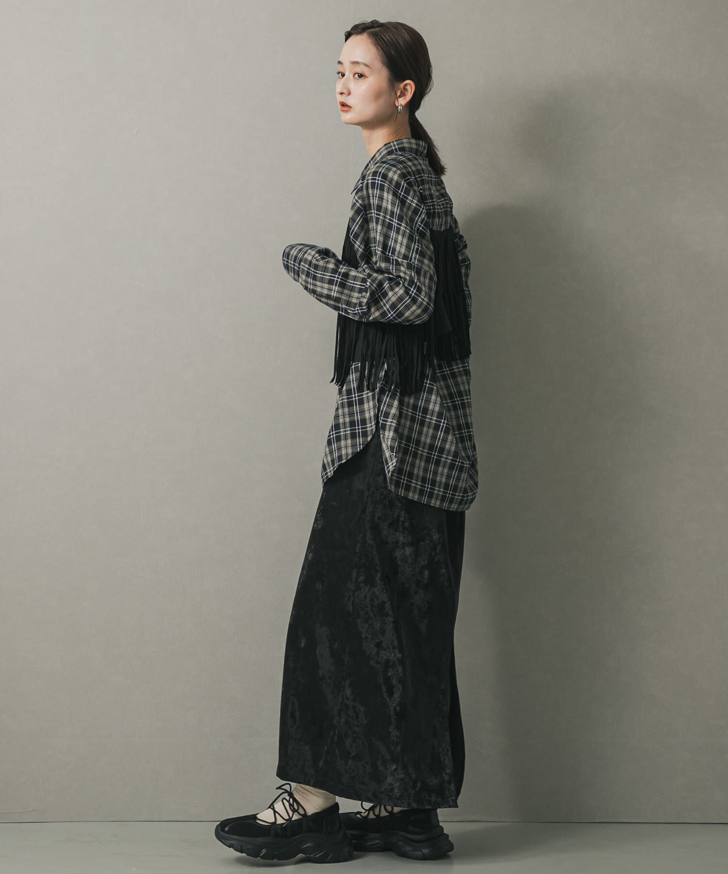 SENSE OF PLACE by URBAN RESEARCH「FSフリンジキャミトップ」|キャミソール|