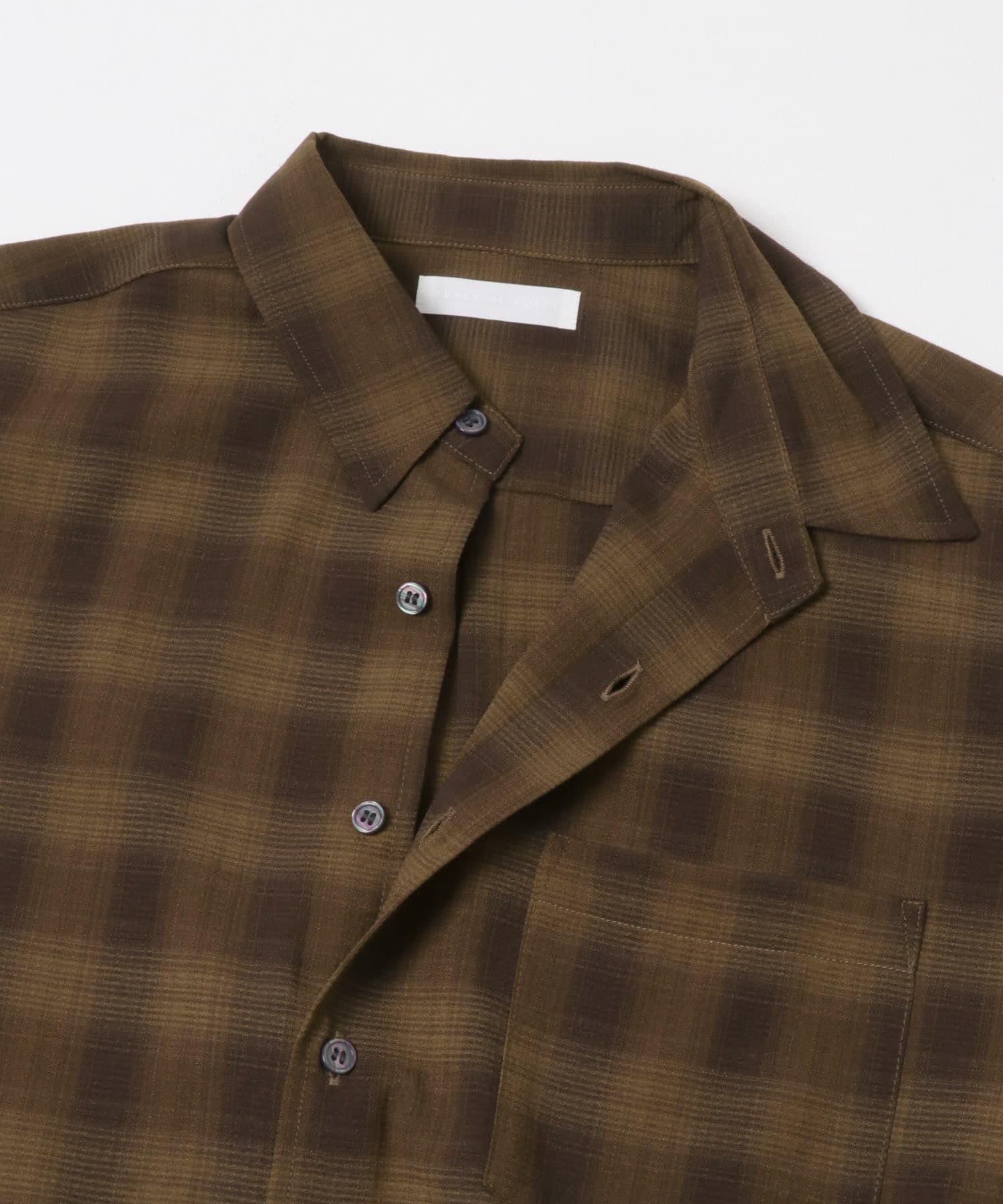 SENSE OF PLACE by URBAN RESEARCH「マドラスチェックロングスリーブシャツ」|シャツ・ブラウス|