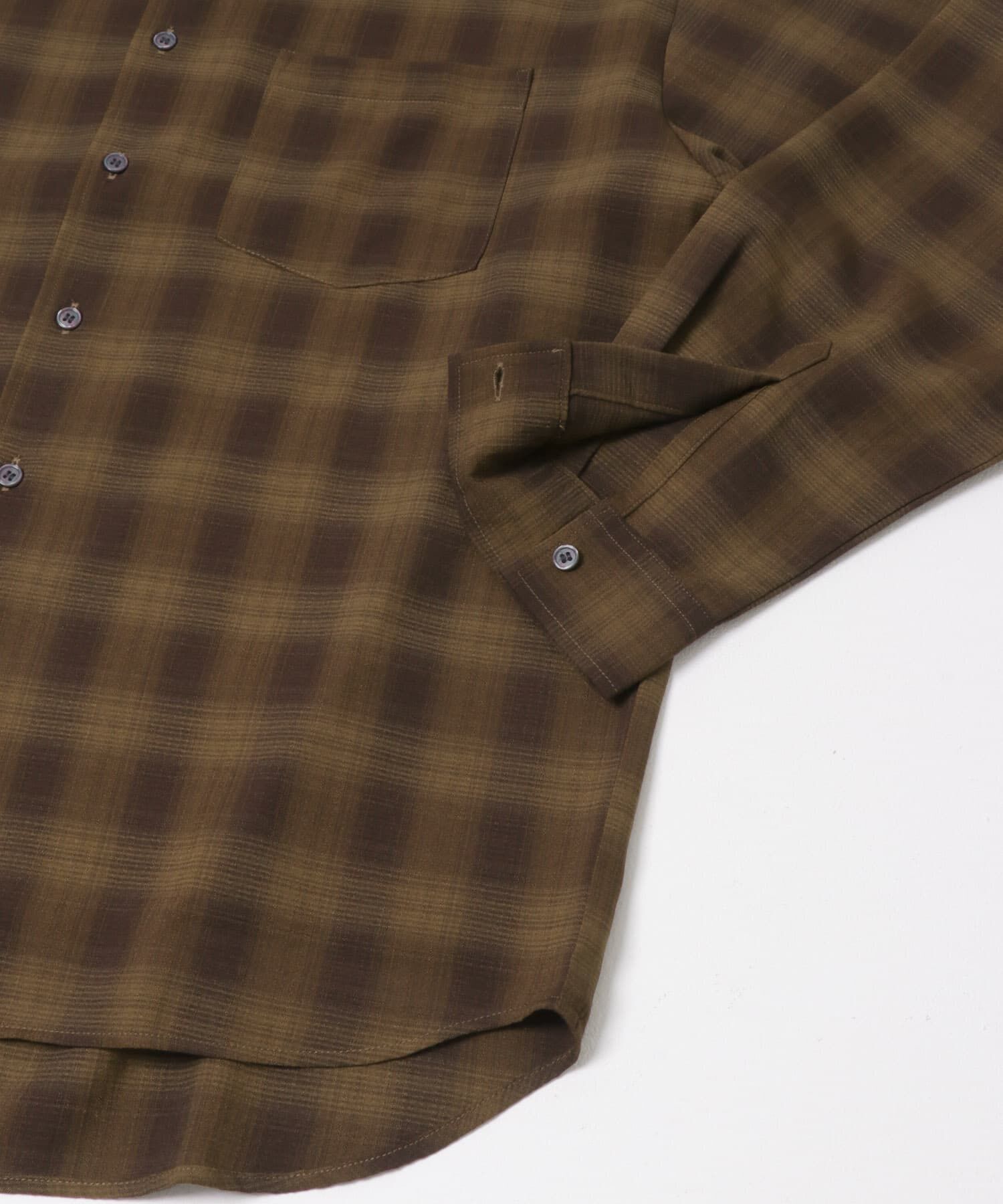 SENSE OF PLACE by URBAN RESEARCH「マドラスチェックロングスリーブシャツ」|シャツ・ブラウス|