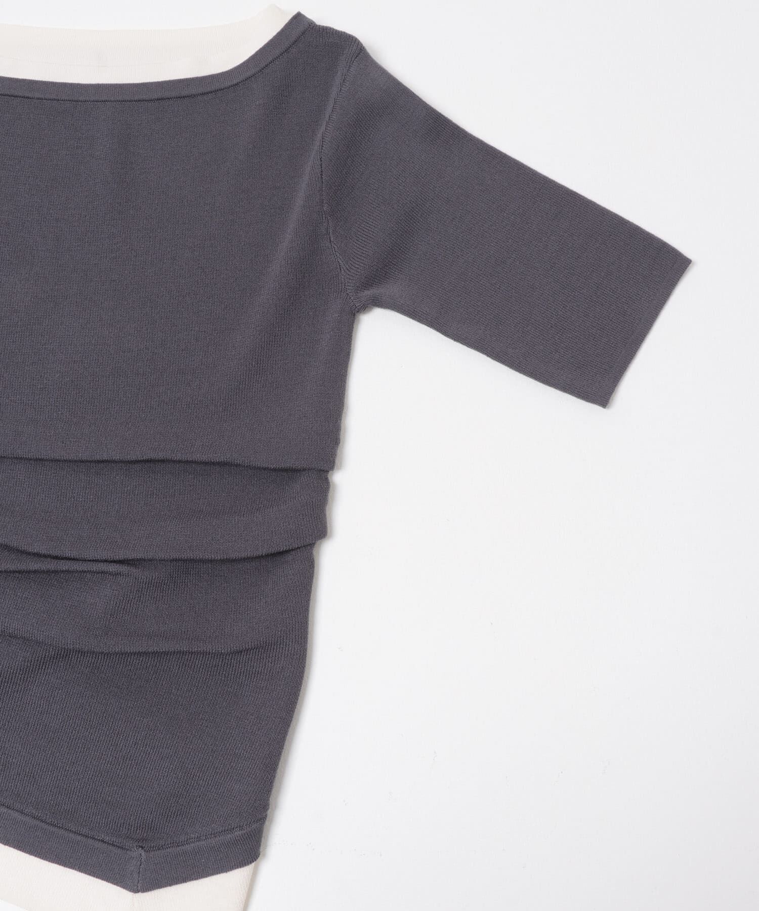 SENSE OF PLACE by URBAN RESEARCH「『洗濯可』レイヤードアシメセーター」|ニット・セーター|