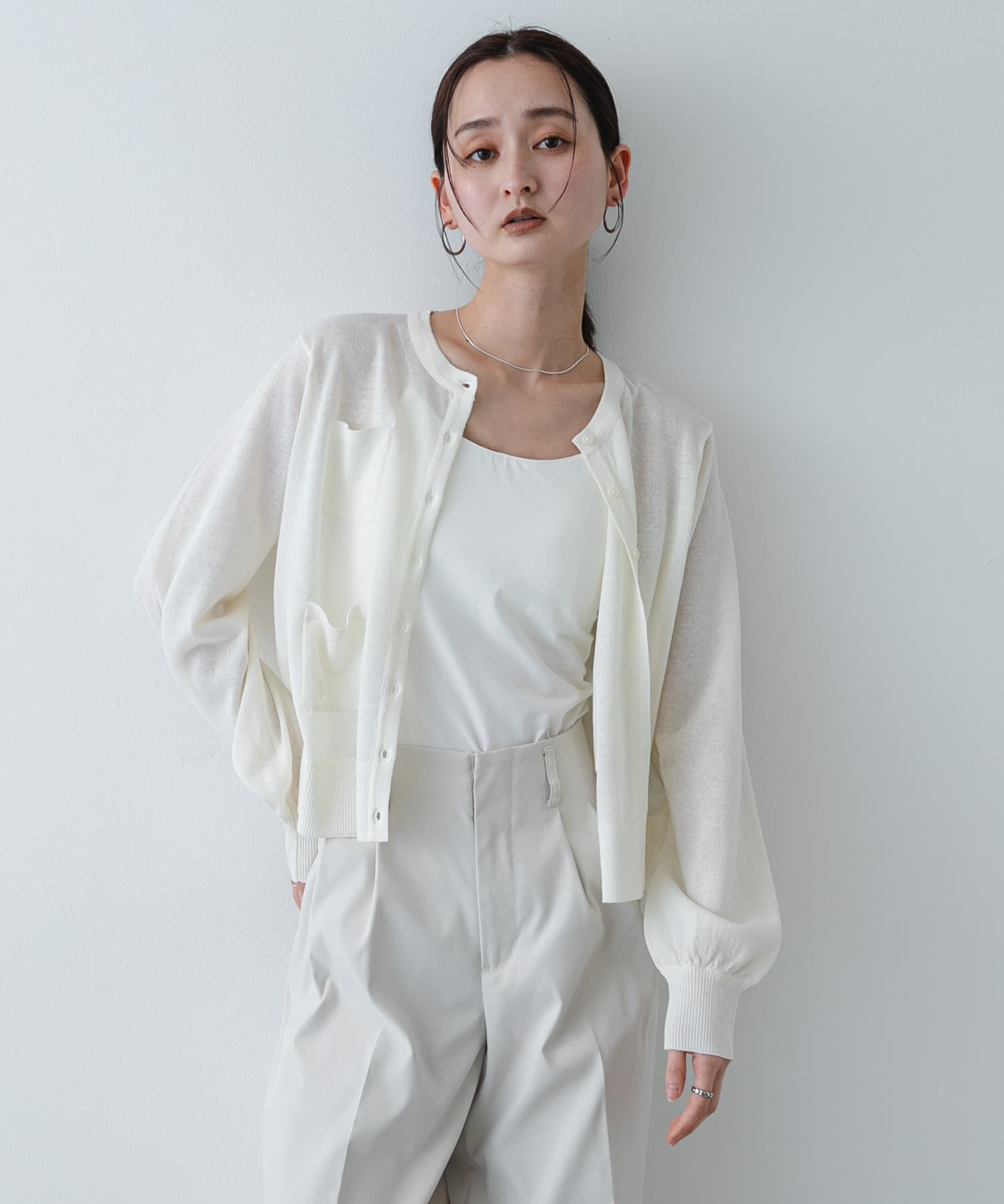 SENSE OF PLACE by URBAN RESEARCH「『洗濯可』UVケアポケットシアーカーディガン」|カーディガン|