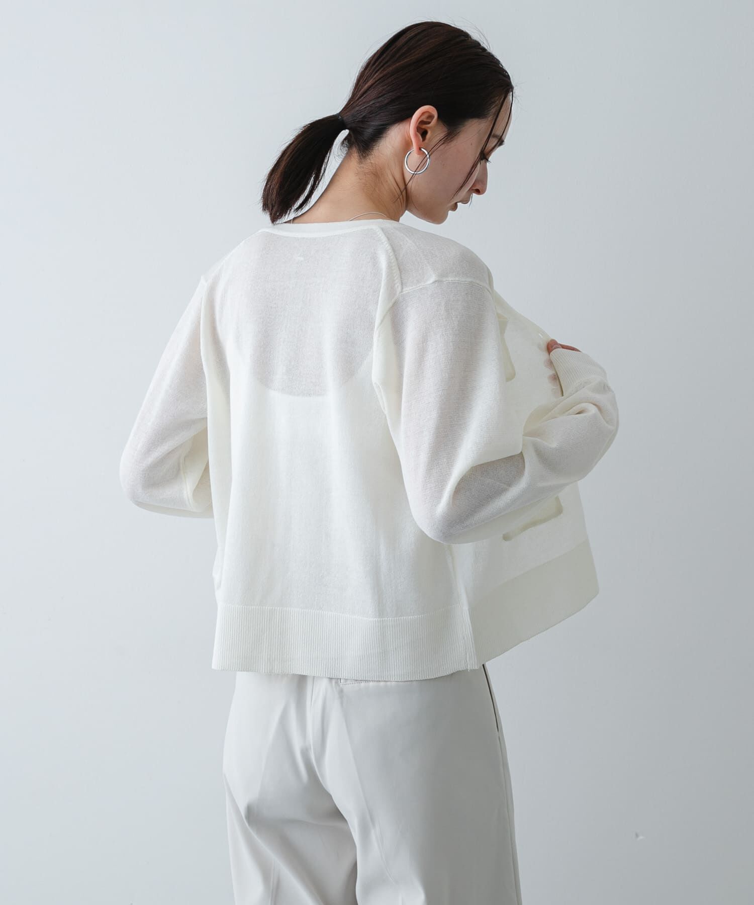 SENSE OF PLACE by URBAN RESEARCH「『洗濯可』UVケアポケットシアーカーディガン」|カーディガン|