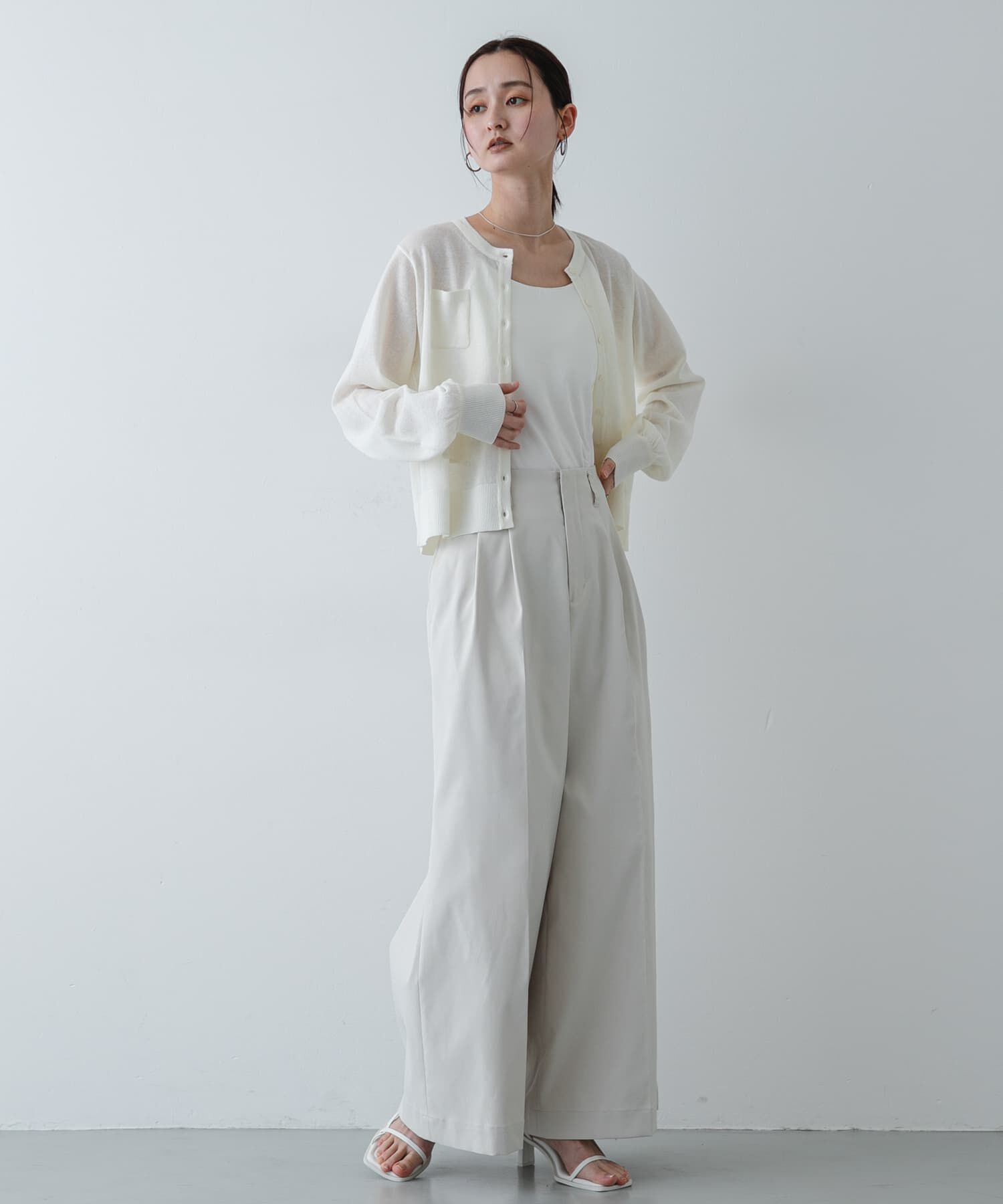 SENSE OF PLACE by URBAN RESEARCH「『洗濯可』UVケアポケットシアーカーディガン」|カーディガン|