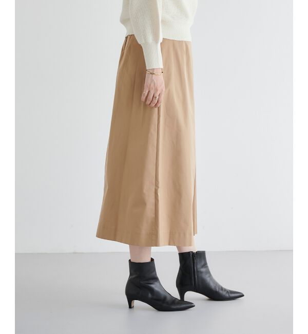 le.coeur blanc「サイドプリーツバックルツキスカート」|スカート|