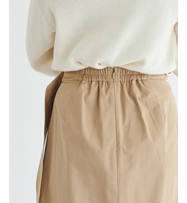 le.coeur blanc「サイドプリーツバックルツキスカート」|スカート|