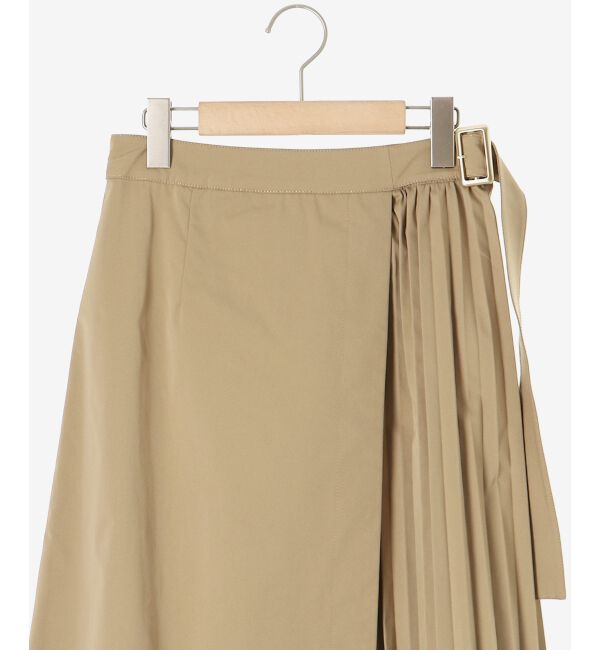 le.coeur blanc「サイドプリーツバックルツキスカート」|スカート|