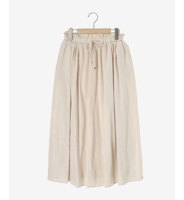 le.coeur blanc「タフタギャザーボリュームスカート」|スカート|