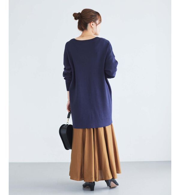 le.coeur blanc「《手洗い可能》シルキーローンギャザースカート」|スカート|