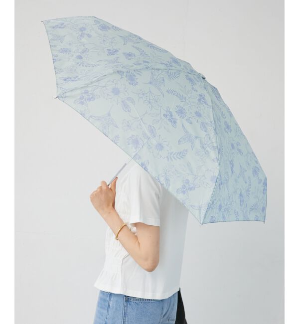 le.coeur blanc「プラントフラワー柄折りたたみ傘」|傘|
