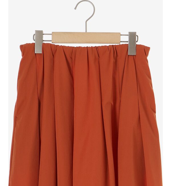  「《接触冷感》ナイロンストレッチタックギャザースカート」|スカート|